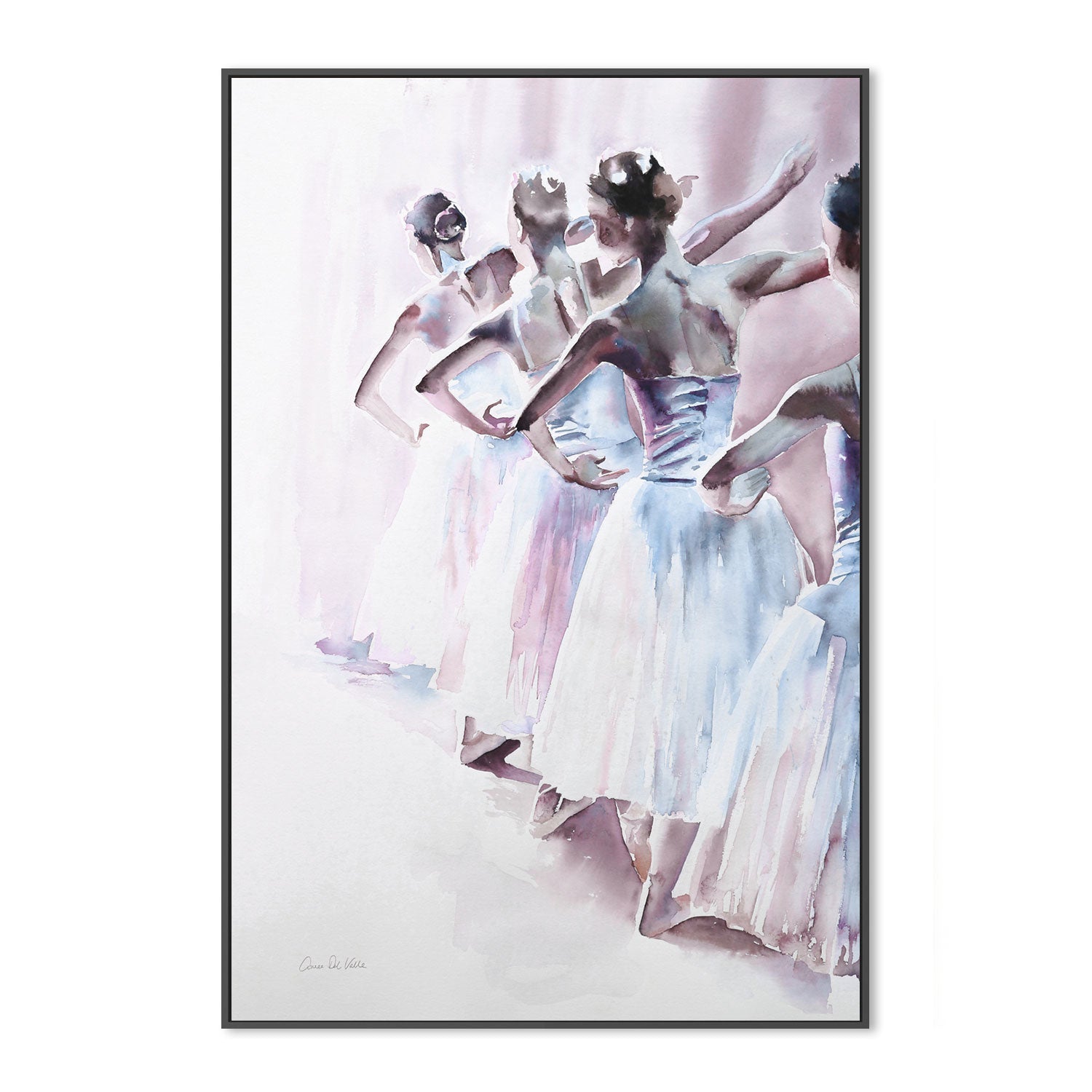 wall-art-print-canvas-poster-framed-Ballet Rehearsal , By Aimee Del Valle-GIOIA-WALL-ART