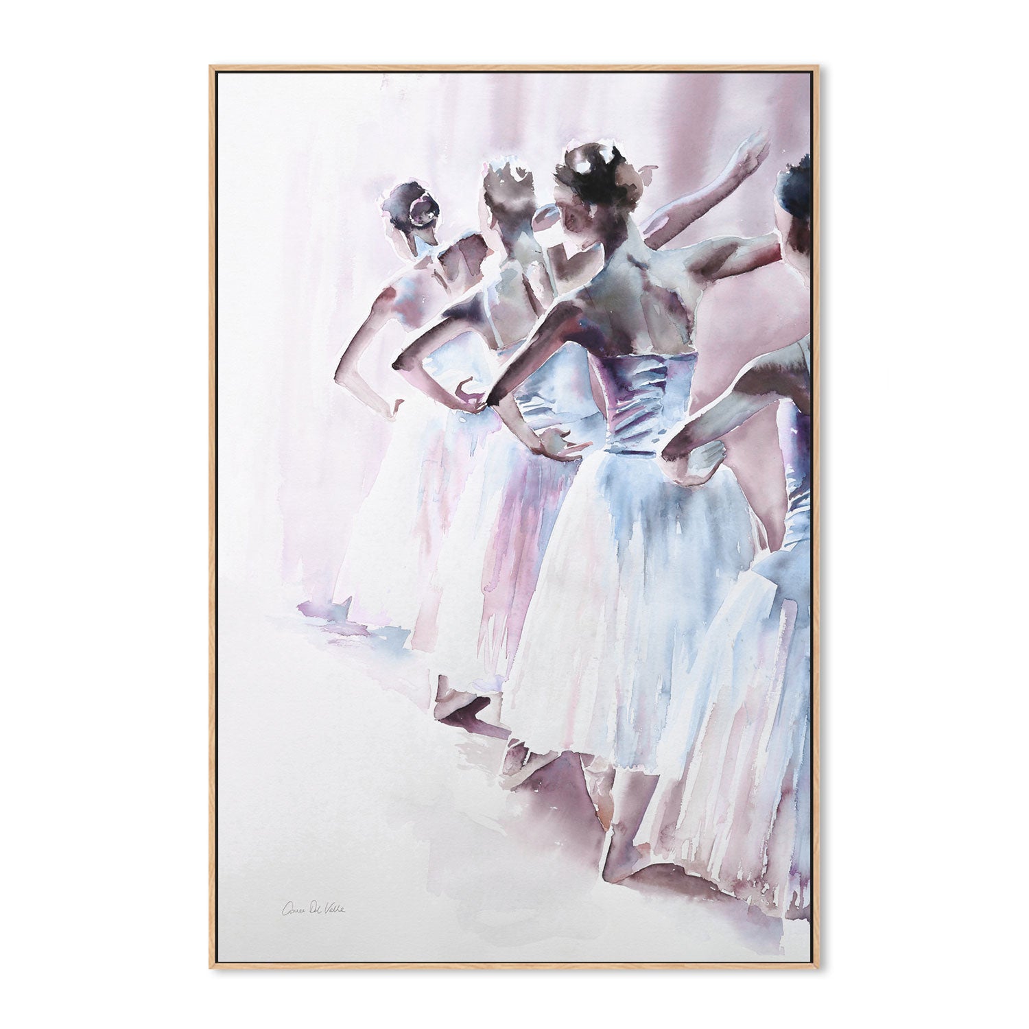 wall-art-print-canvas-poster-framed-Ballet Rehearsal , By Aimee Del Valle-GIOIA-WALL-ART