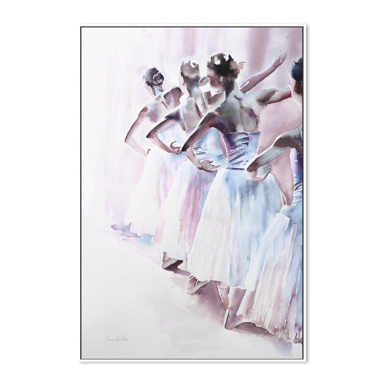 wall-art-print-canvas-poster-framed-Ballet Rehearsal , By Aimee Del Valle-GIOIA-WALL-ART