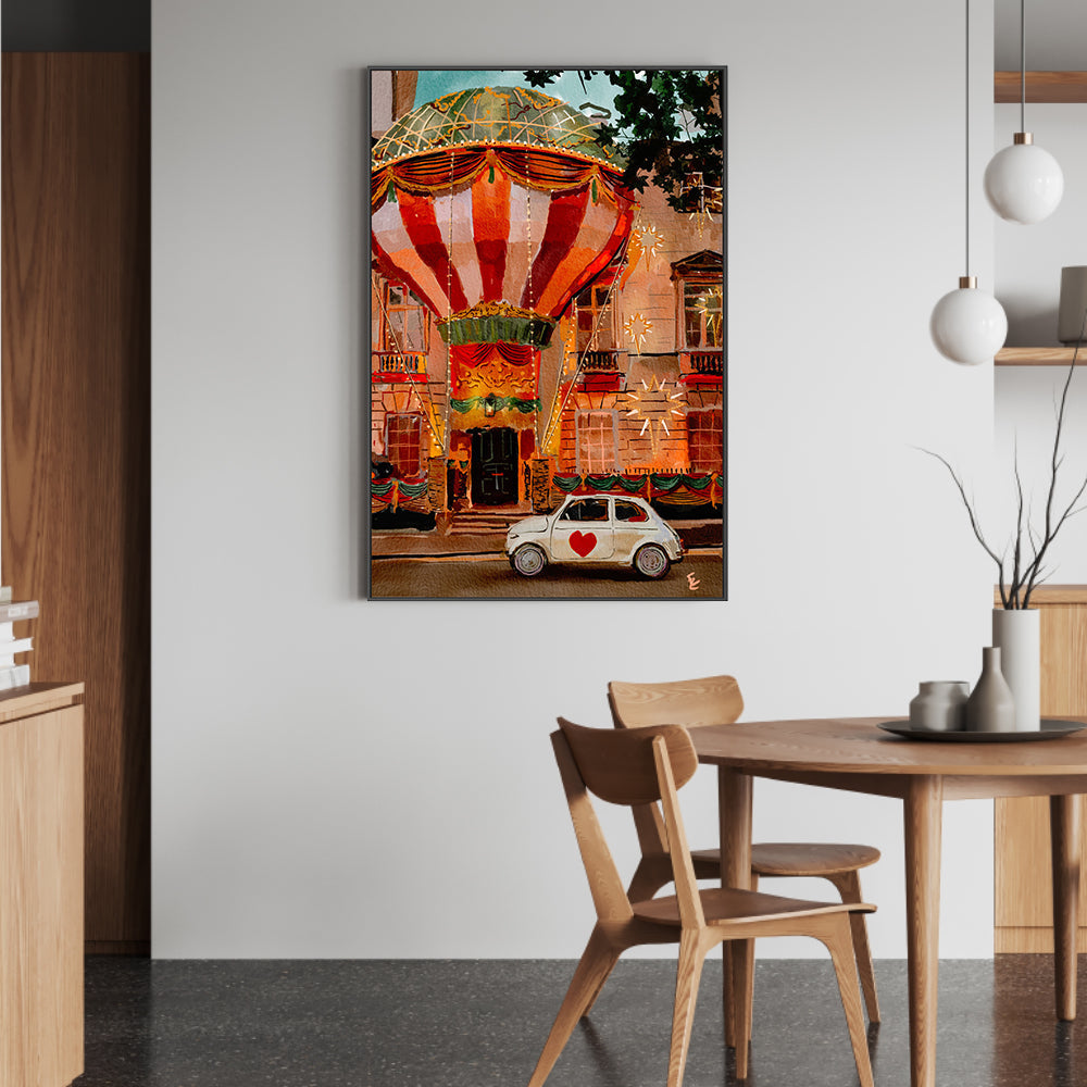 wall-art-print-canvas-poster-framed-Balloon house , By Ekaterina Zagorska-2