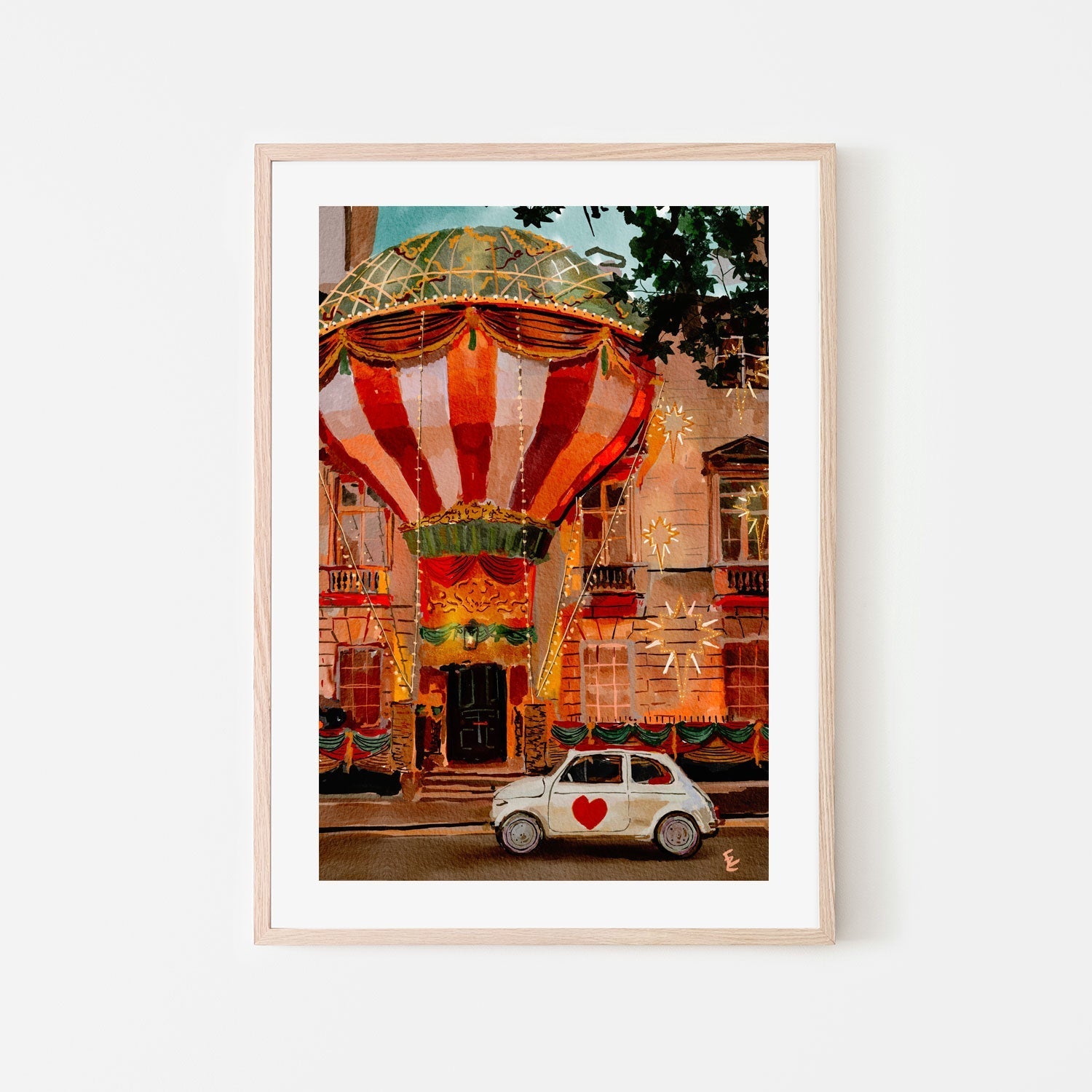 wall-art-print-canvas-poster-framed-Balloon house , By Ekaterina Zagorska-6