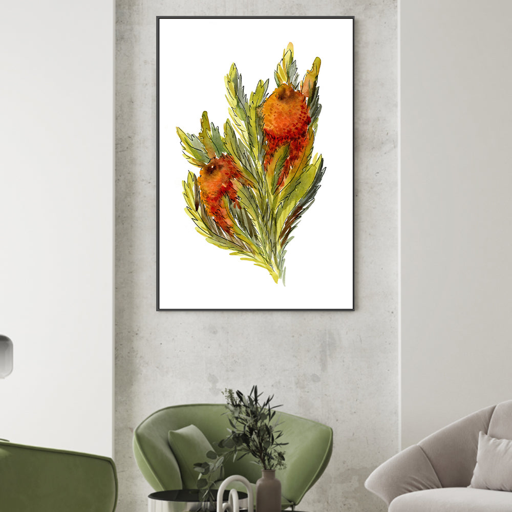 wall-art-print-canvas-poster-framed-Banksia Ashbyi , By Jessie Mitchelson-GIOIA-WALL-ART