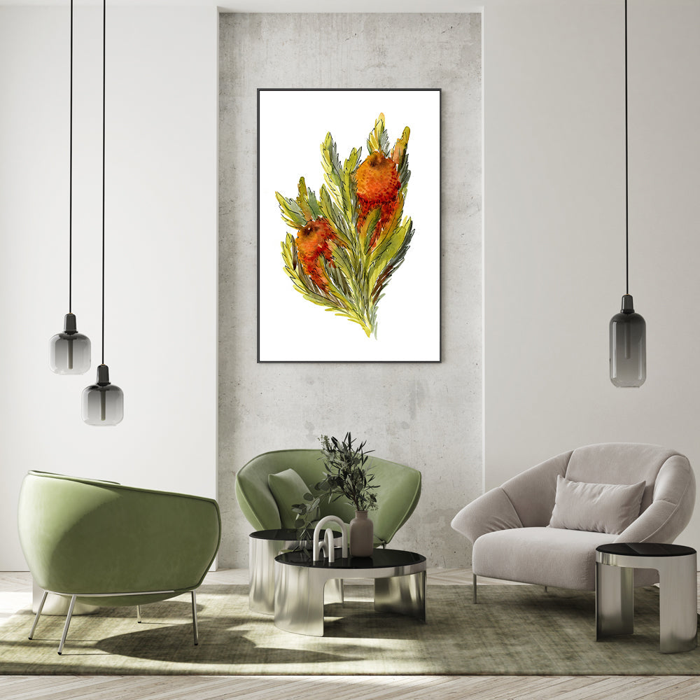 wall-art-print-canvas-poster-framed-Banksia Ashbyi , By Jessie Mitchelson-GIOIA-WALL-ART