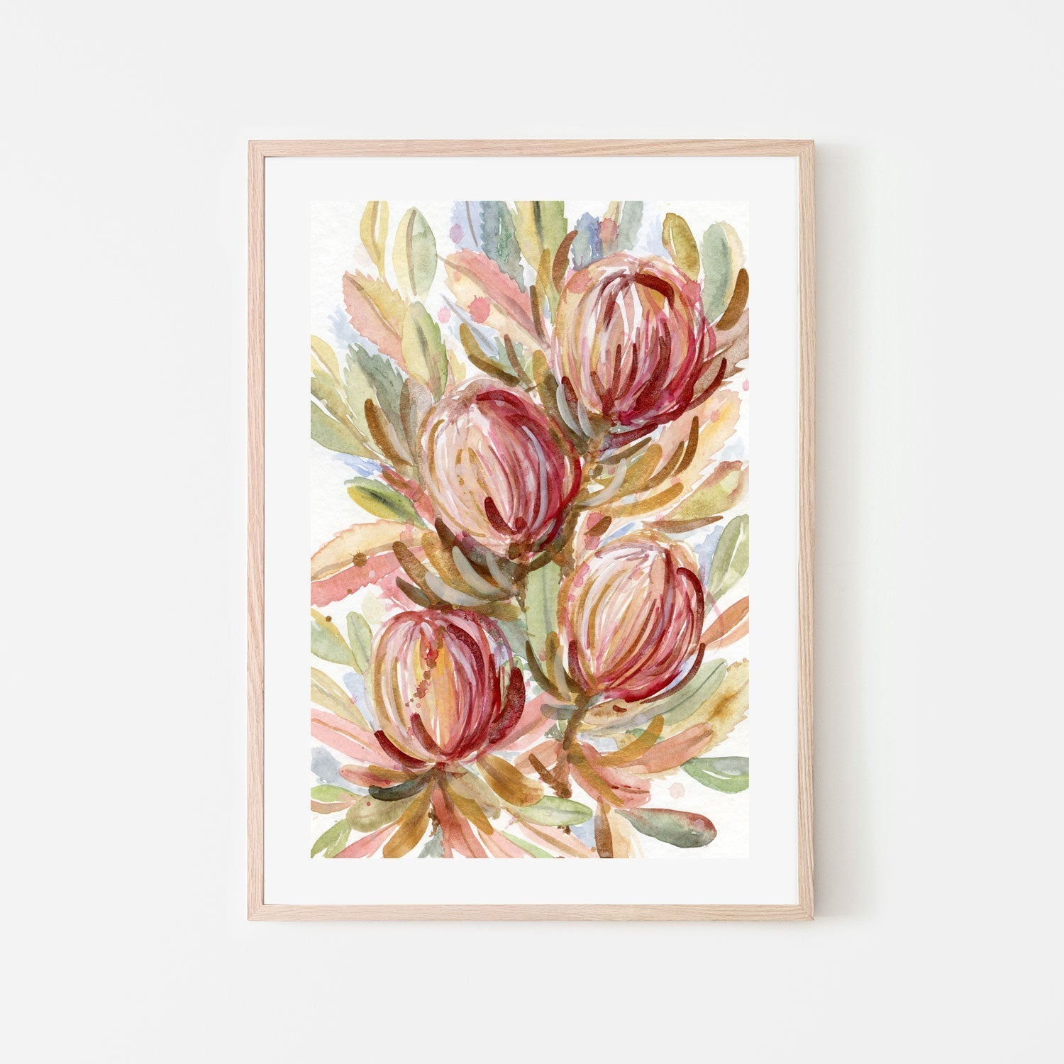 wall-art-print-canvas-poster-framed-Banksia Bunch , By Jessie Mitchelson-GIOIA-WALL-ART