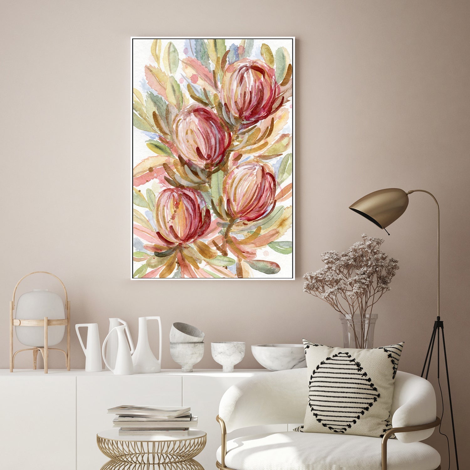 wall-art-print-canvas-poster-framed-Banksia Bunch , By Jessie Mitchelson-GIOIA-WALL-ART