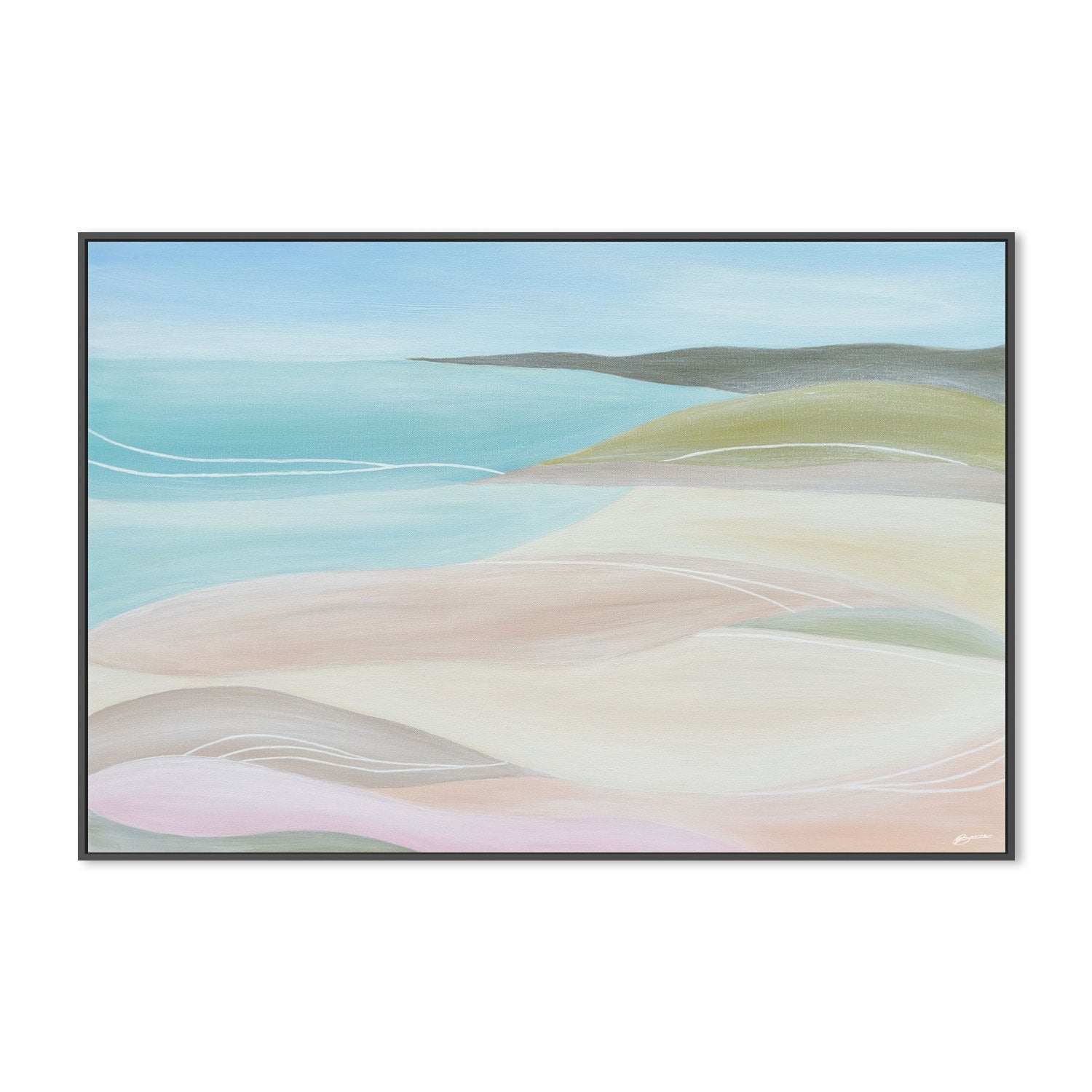 wall-art-print-canvas-poster-framed-Bayside Harmonies , By Joanne Barnes-3