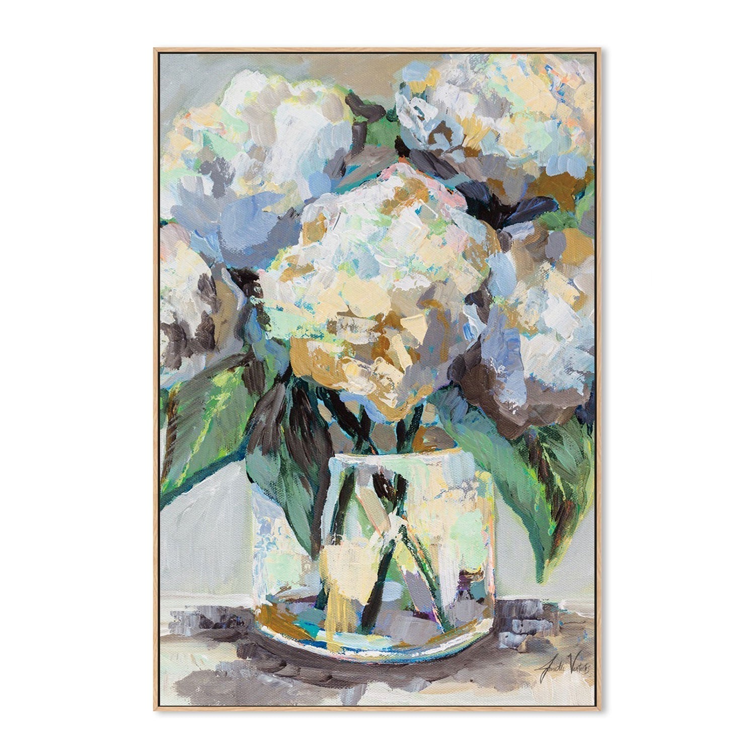 wall-art-print-canvas-poster-framed-Beach House Bouquet-by-Jeanette Vertentes-Gioia Wall Art