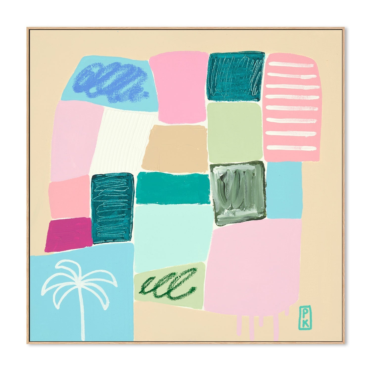 wall-art-print-canvas-poster-framed-Beach Please , By Poppy Key-4