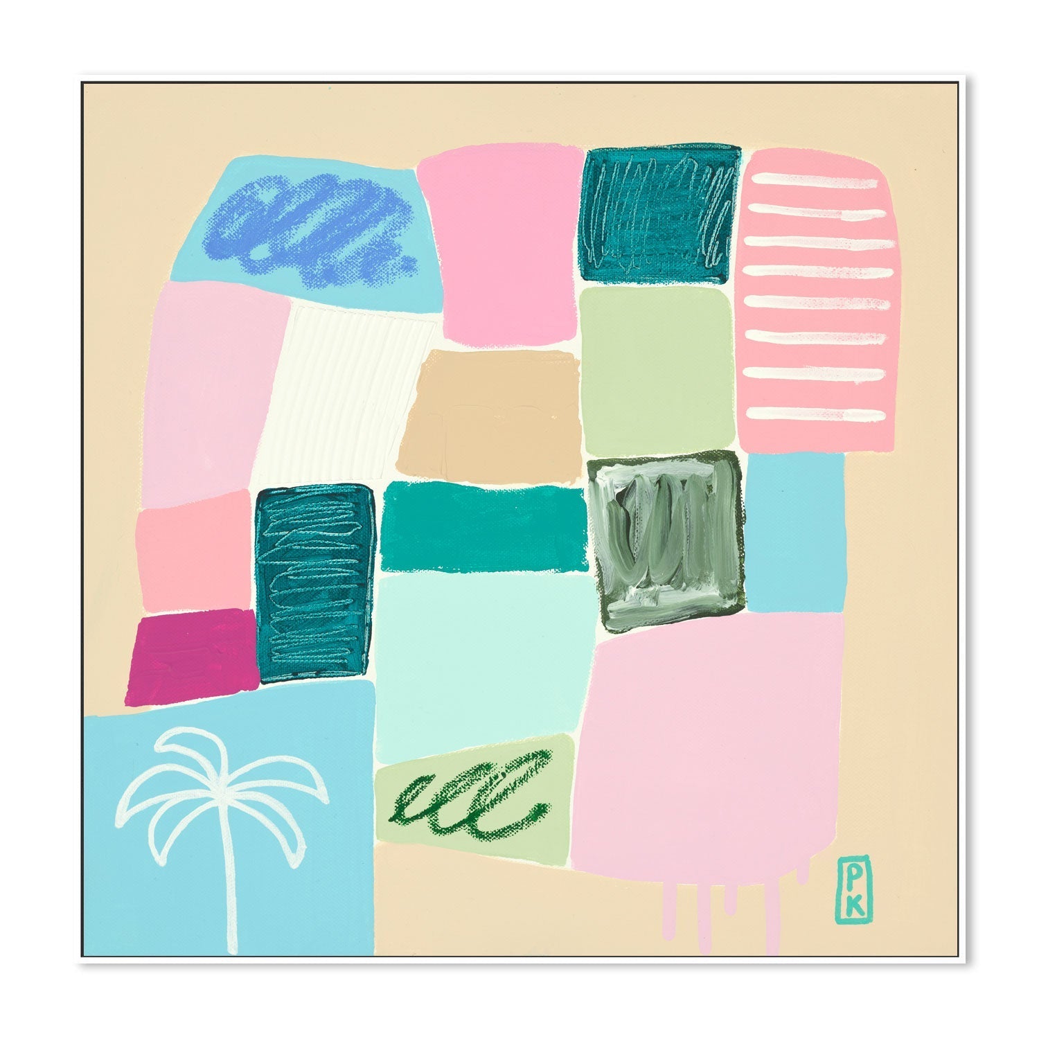 wall-art-print-canvas-poster-framed-Beach Please , By Poppy Key-5