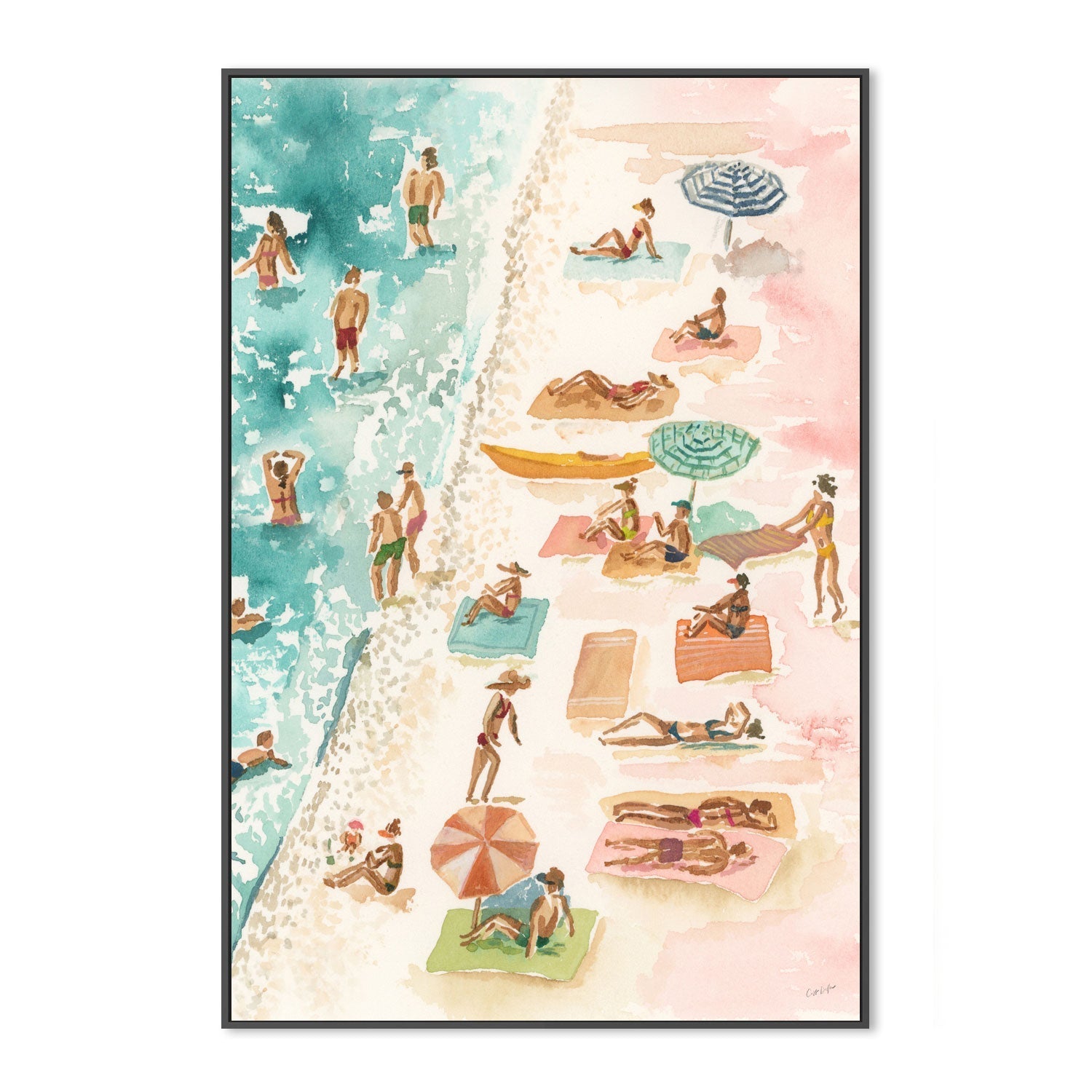 wall-art-print-canvas-poster-framed-Beach Please, Style A , By Cass Deller-3