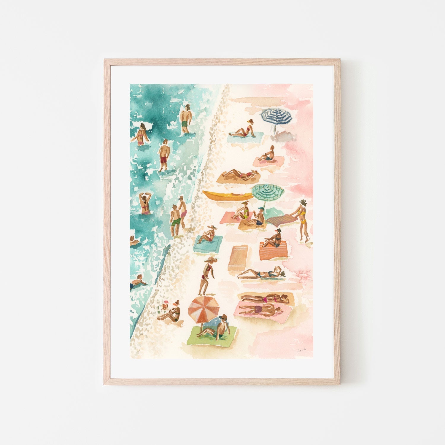 wall-art-print-canvas-poster-framed-Beach Please, Style A , By Cass Deller-6