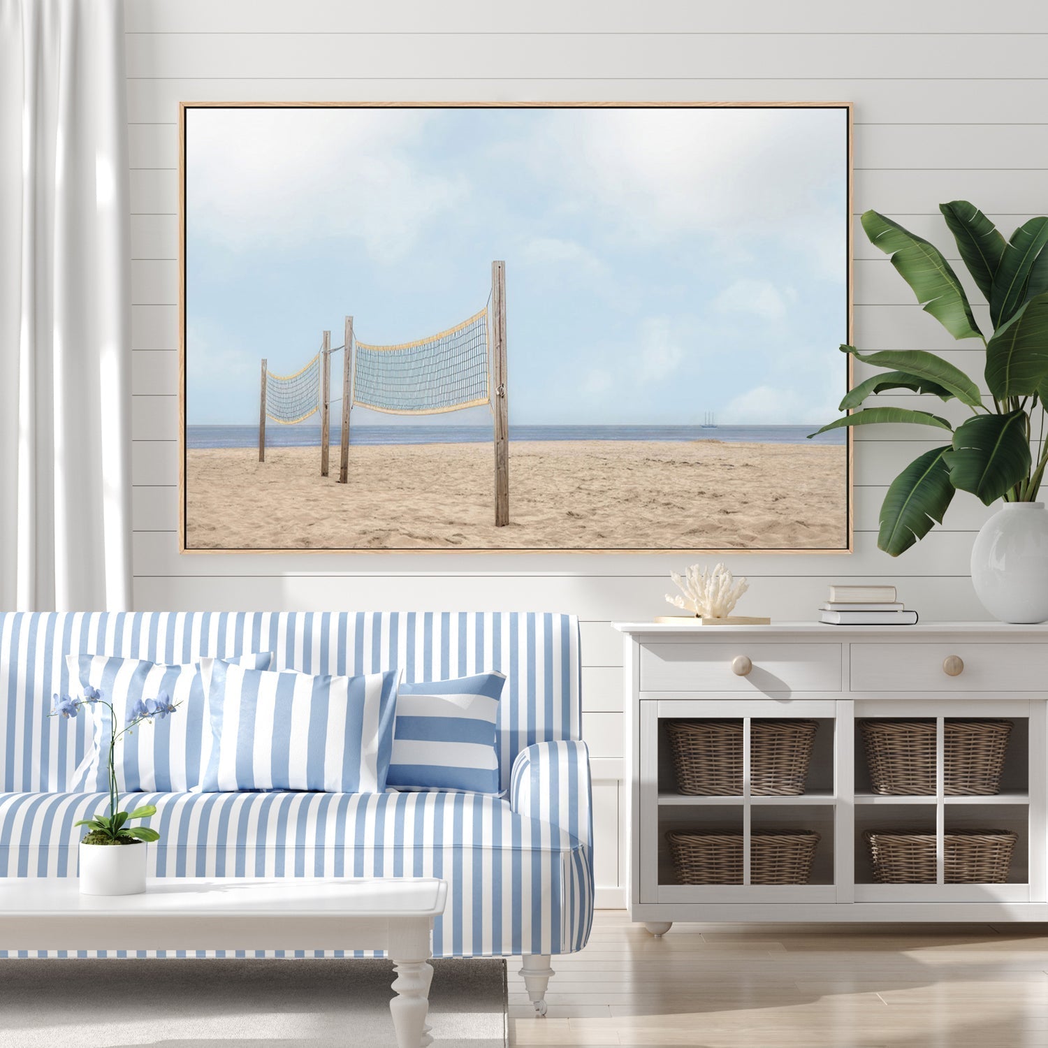 wall-art-print-canvas-poster-framed-Beach Volleyball , By Gilbert Claes-GIOIA-WALL-ART