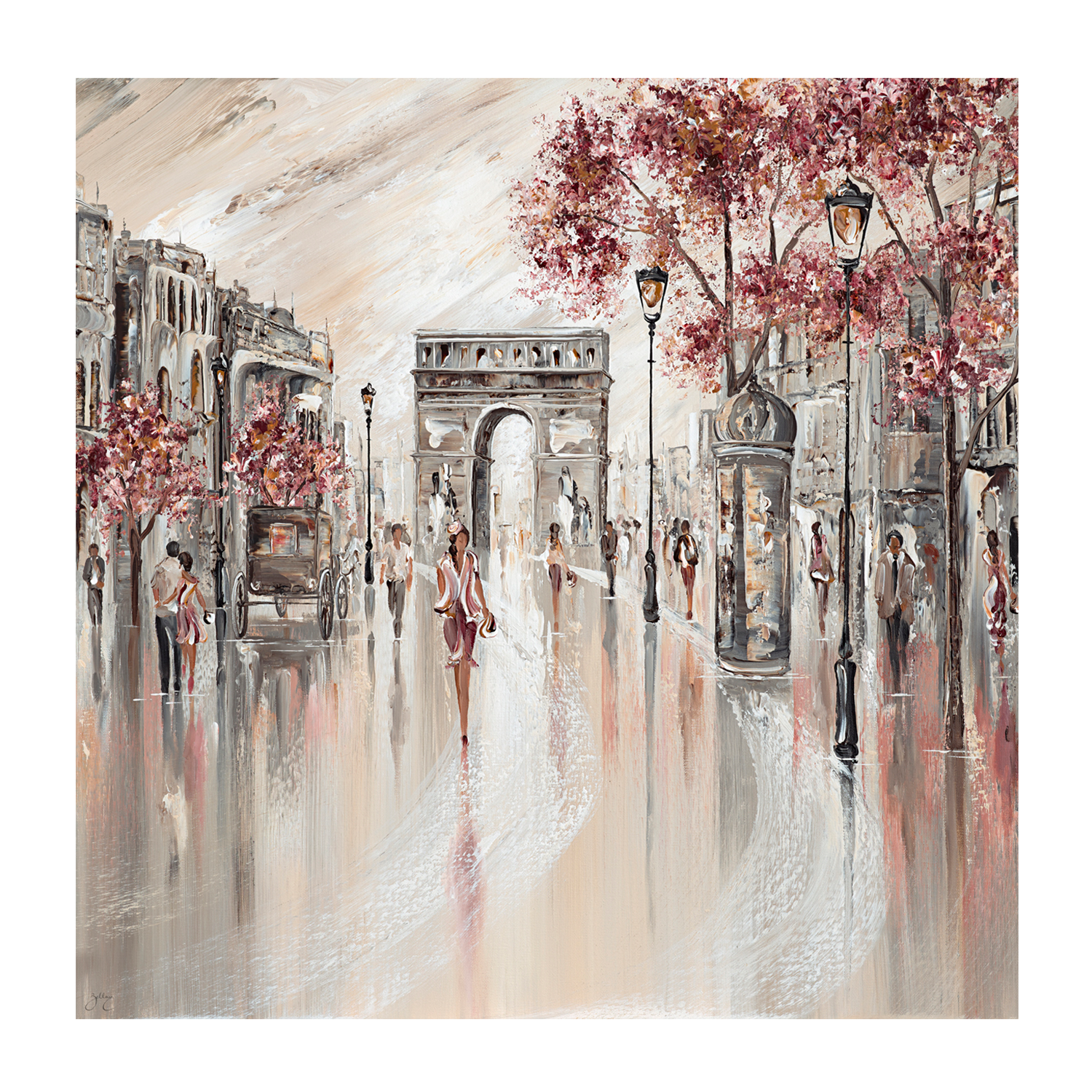 wall-art-print-canvas-poster-framed-Beautiful Paris , By Isabella Karolewicz-1