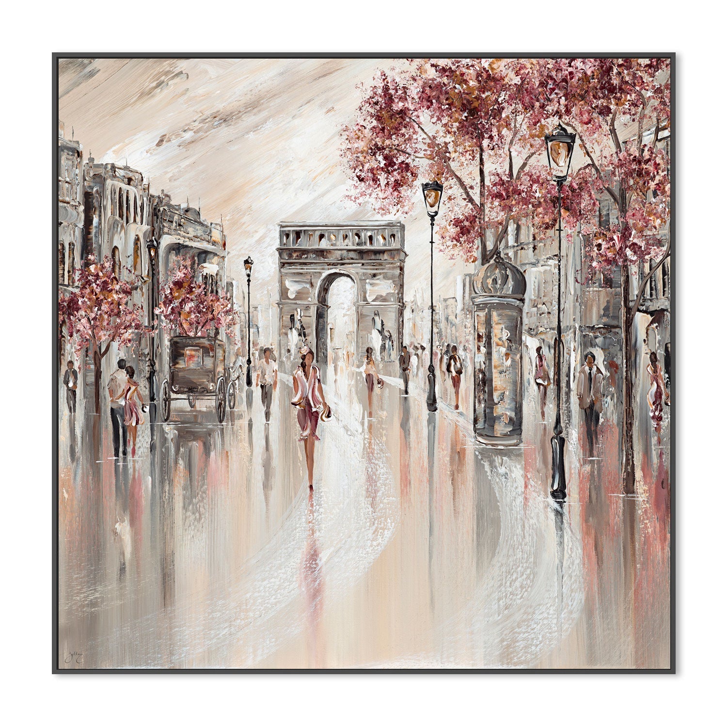 wall-art-print-canvas-poster-framed-Beautiful Paris , By Isabella Karolewicz-3