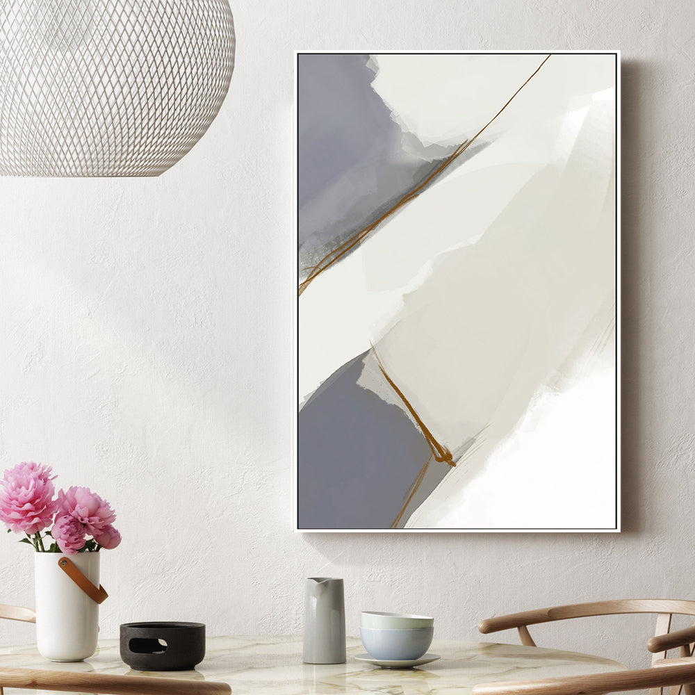 wall-art-print-canvas-poster-framed-Beige and Lilac Abstract, Style A , By Karine Tonial Grimm-GIOIA-WALL-ART