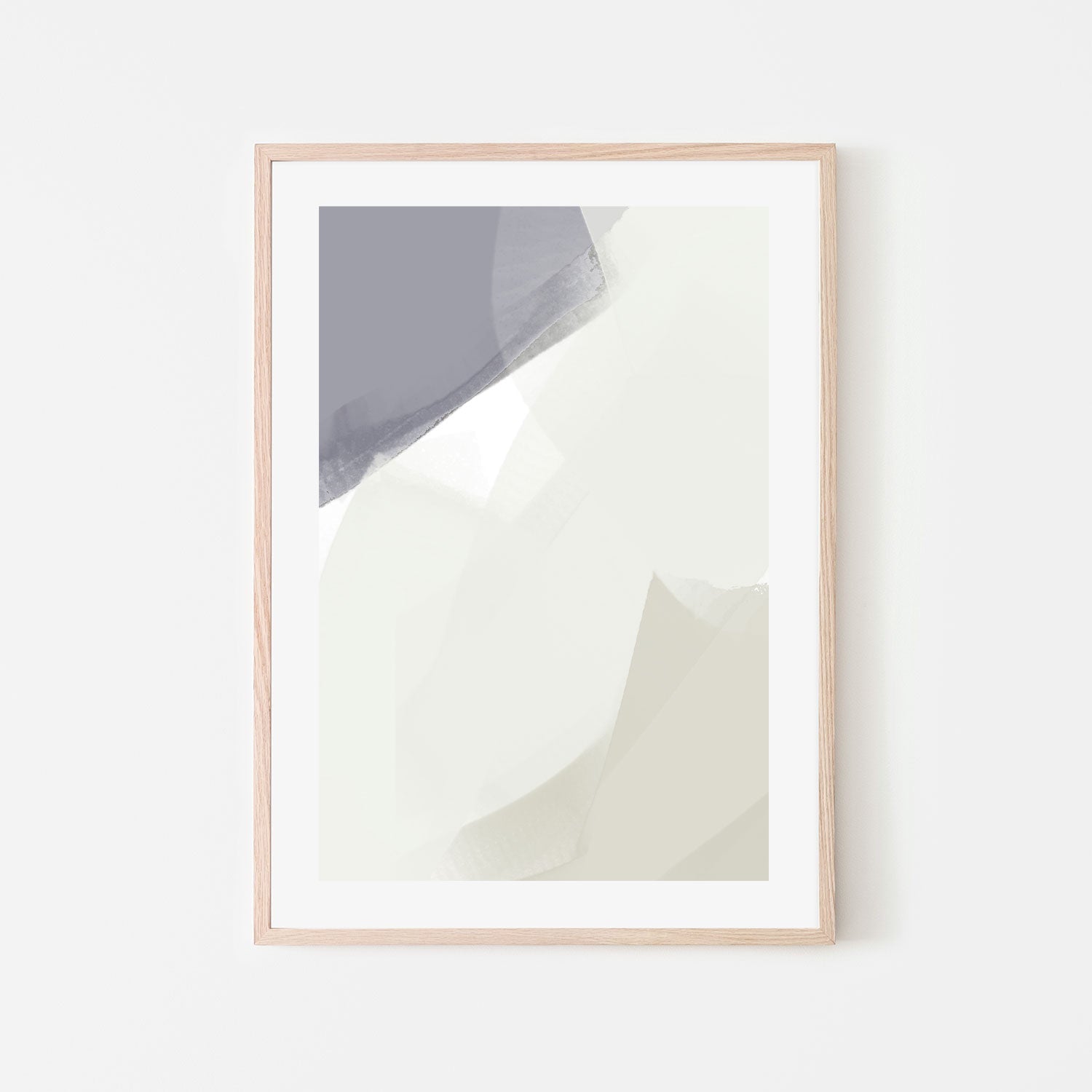 wall-art-print-canvas-poster-framed-Beige and Lilac Abstract, Style B , By Karine Tonial Grimm-GIOIA-WALL-ART