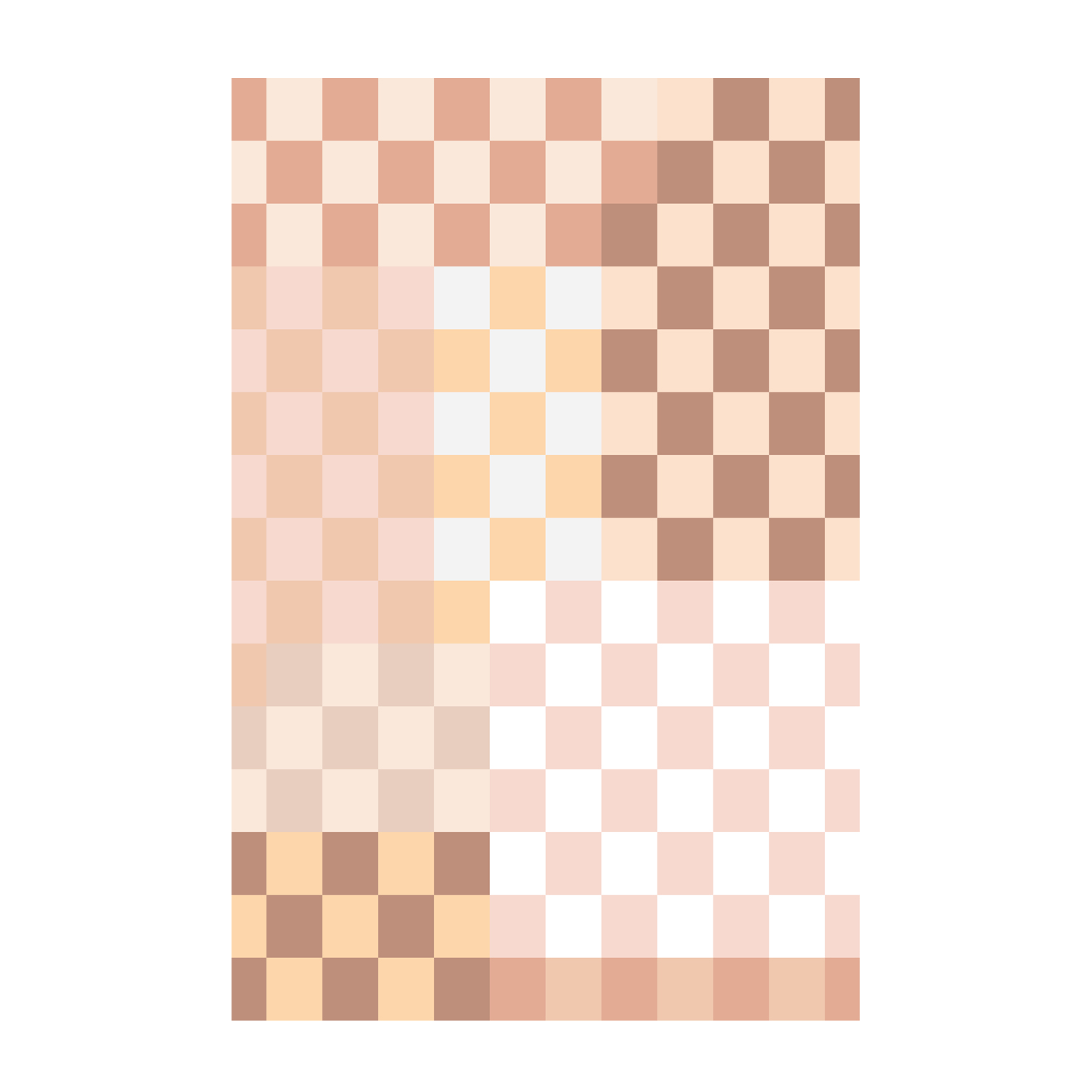 wall-art-print-canvas-poster-framed-Beige Checkered Pattern , By Elena Ristova-GIOIA-WALL-ART