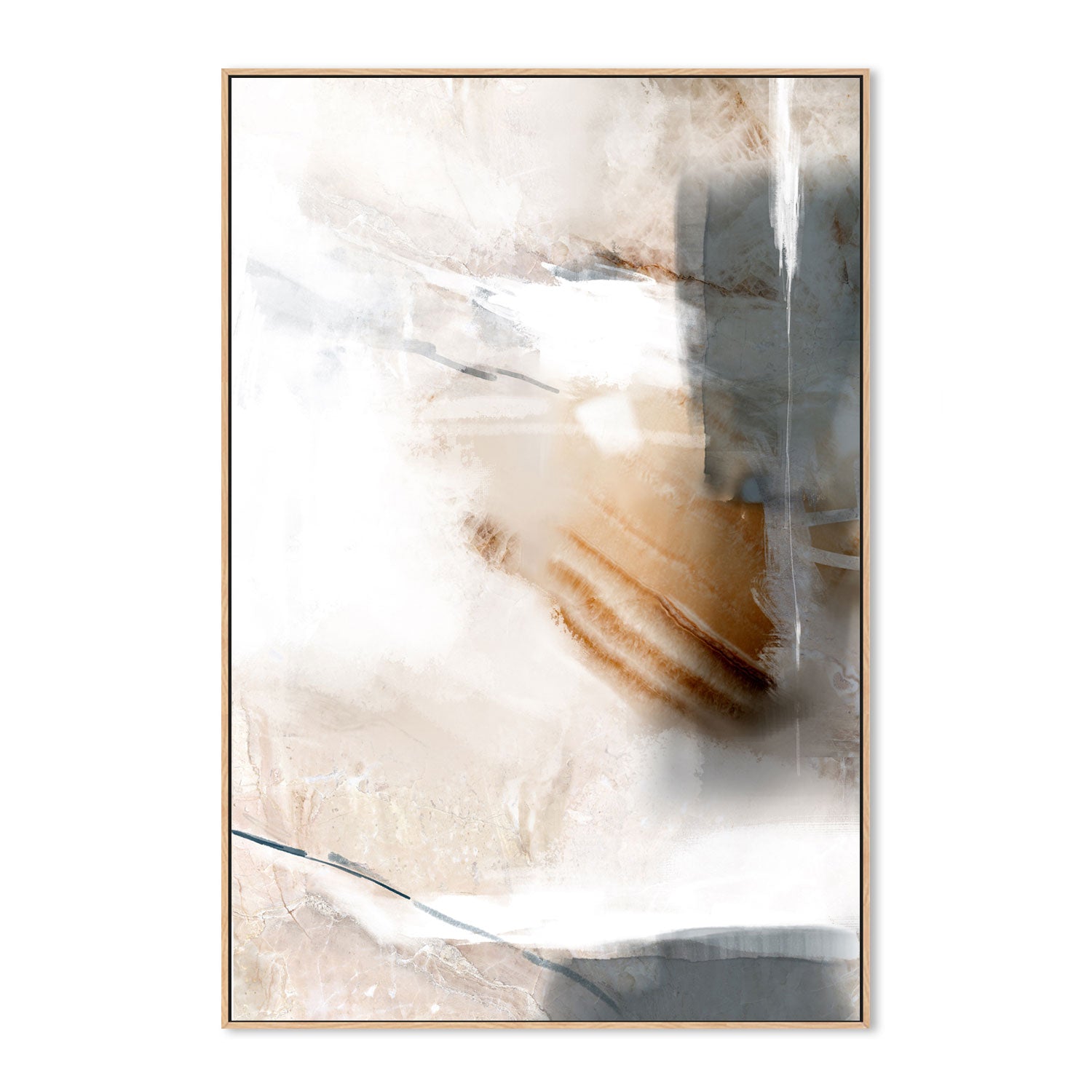 wall-art-print-canvas-poster-framed-Beige Fondness, Style B-GIOIA-WALL-ART