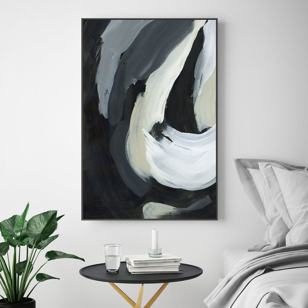 wall-art-print-canvas-poster-framed-Beige Noir, Style C , By Emily Wood-2