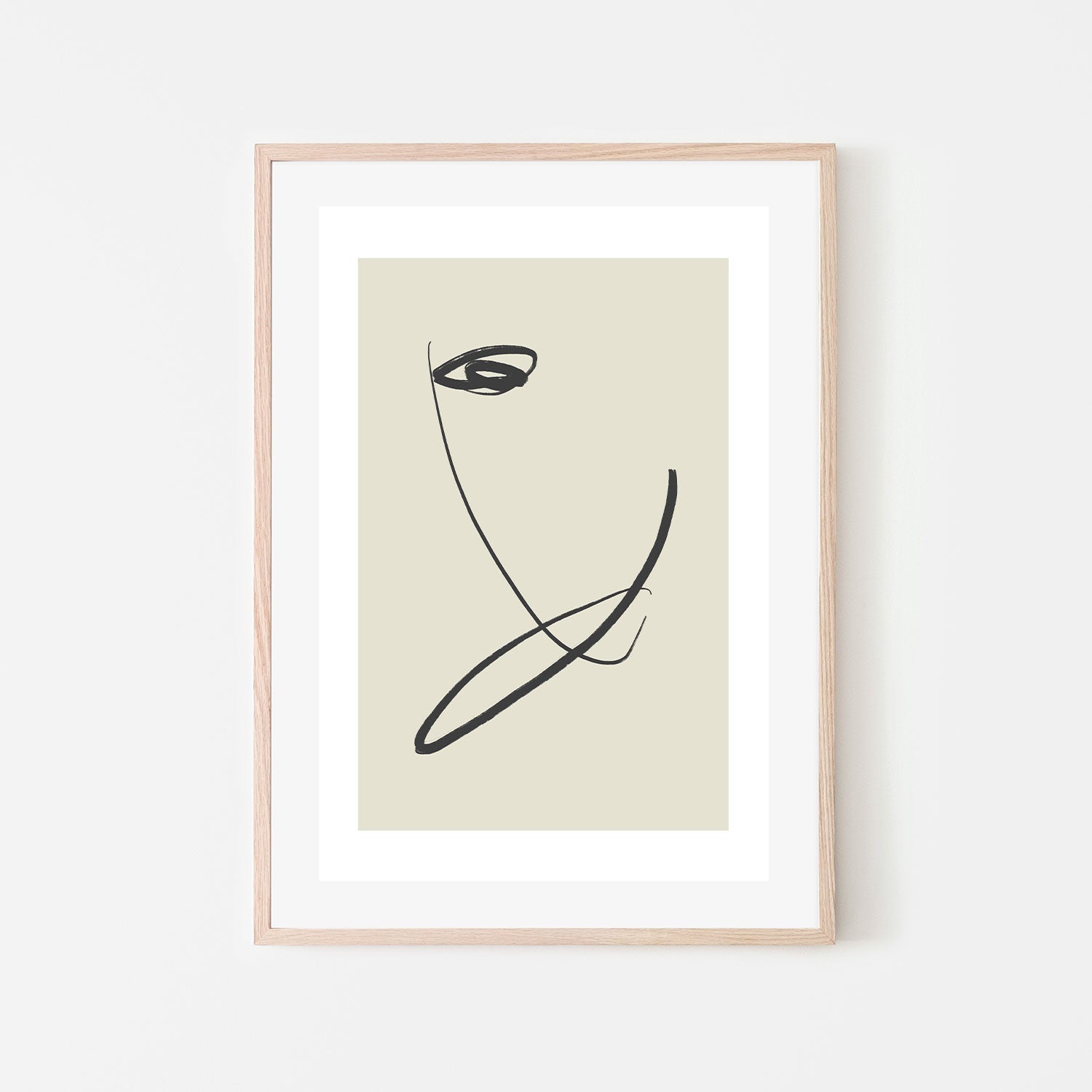 wall-art-print-canvas-poster-framed-Beige Nordic Abstract , By Karine Tonial Grimm-GIOIA-WALL-ART