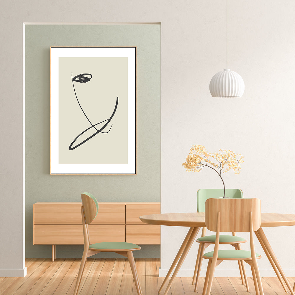 wall-art-print-canvas-poster-framed-Beige Nordic Abstract , By Karine Tonial Grimm-GIOIA-WALL-ART