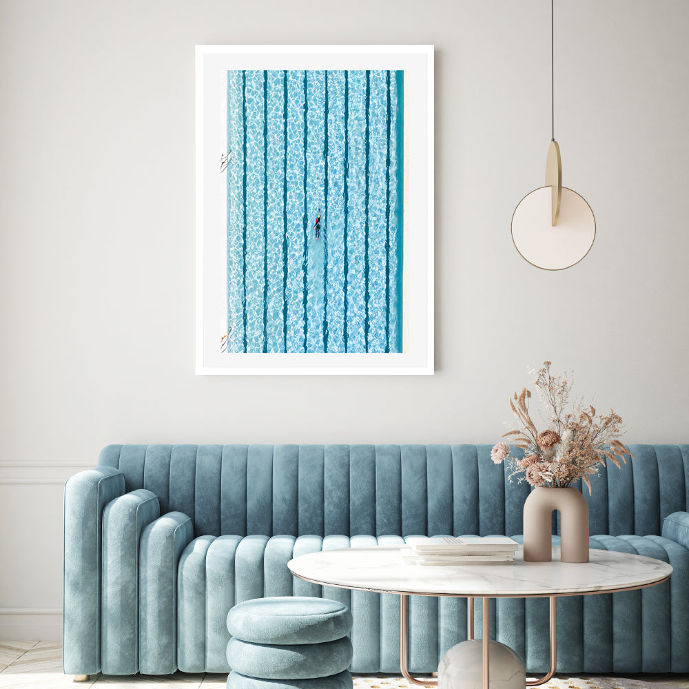 wall-art-print-canvas-poster-framed-Bergs Swim Club , By Max Lissendon-GIOIA-WALL-ART