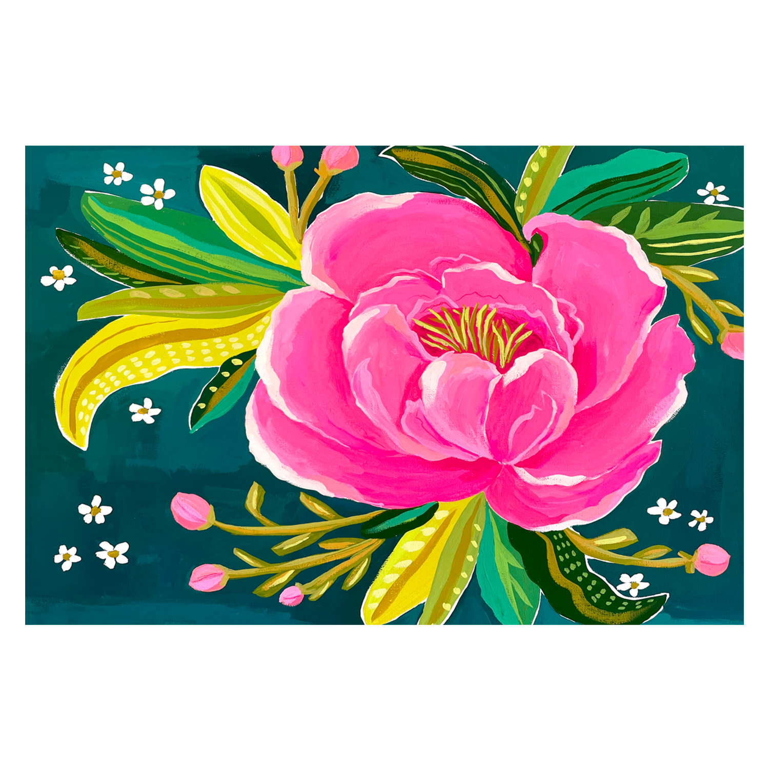 wall-art-print-canvas-poster-framed-Big Peony , By Kelly Angelovic-1