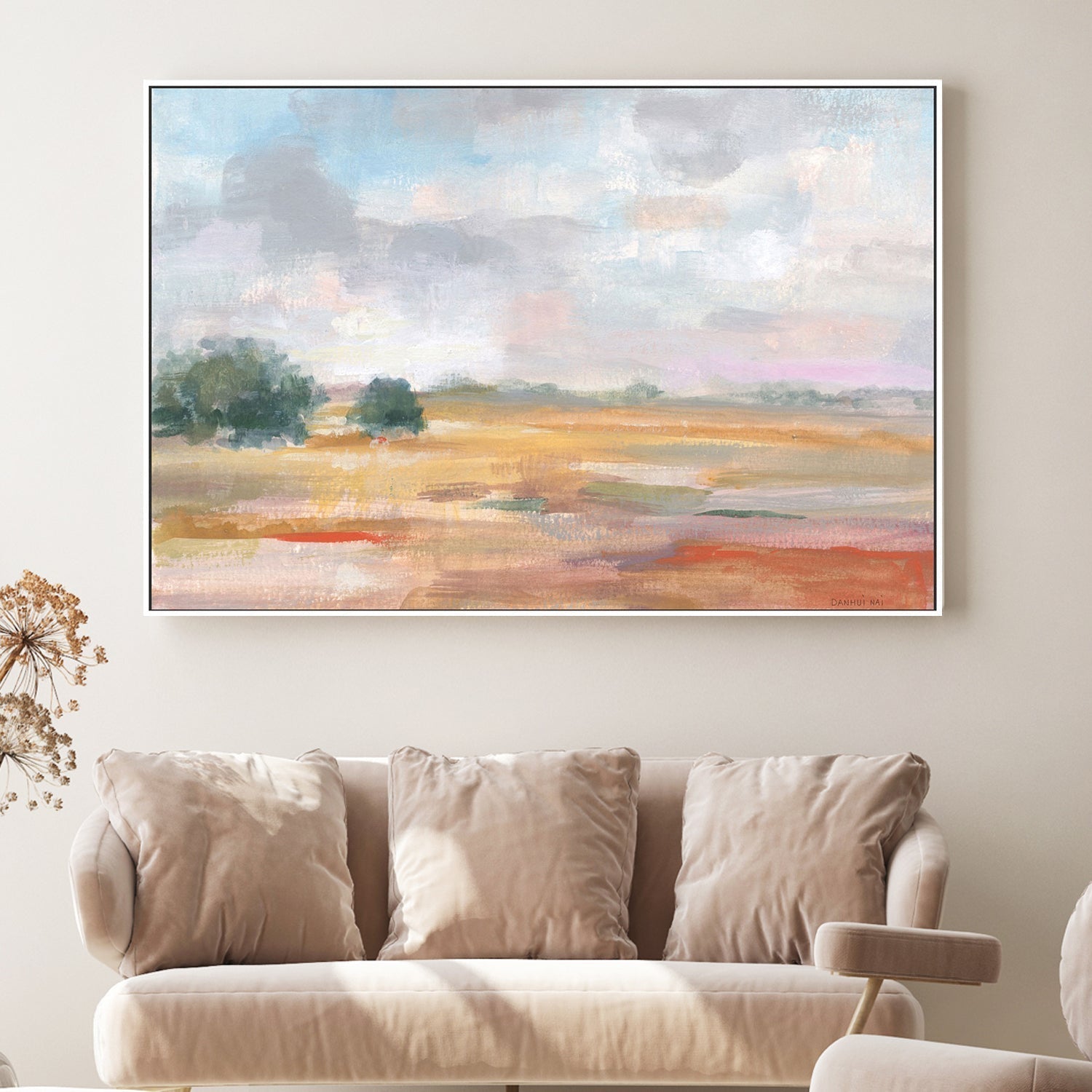 wall-art-print-canvas-poster-framed-Big Sky in October-by-Danhui Nai-Gioia Wall Art