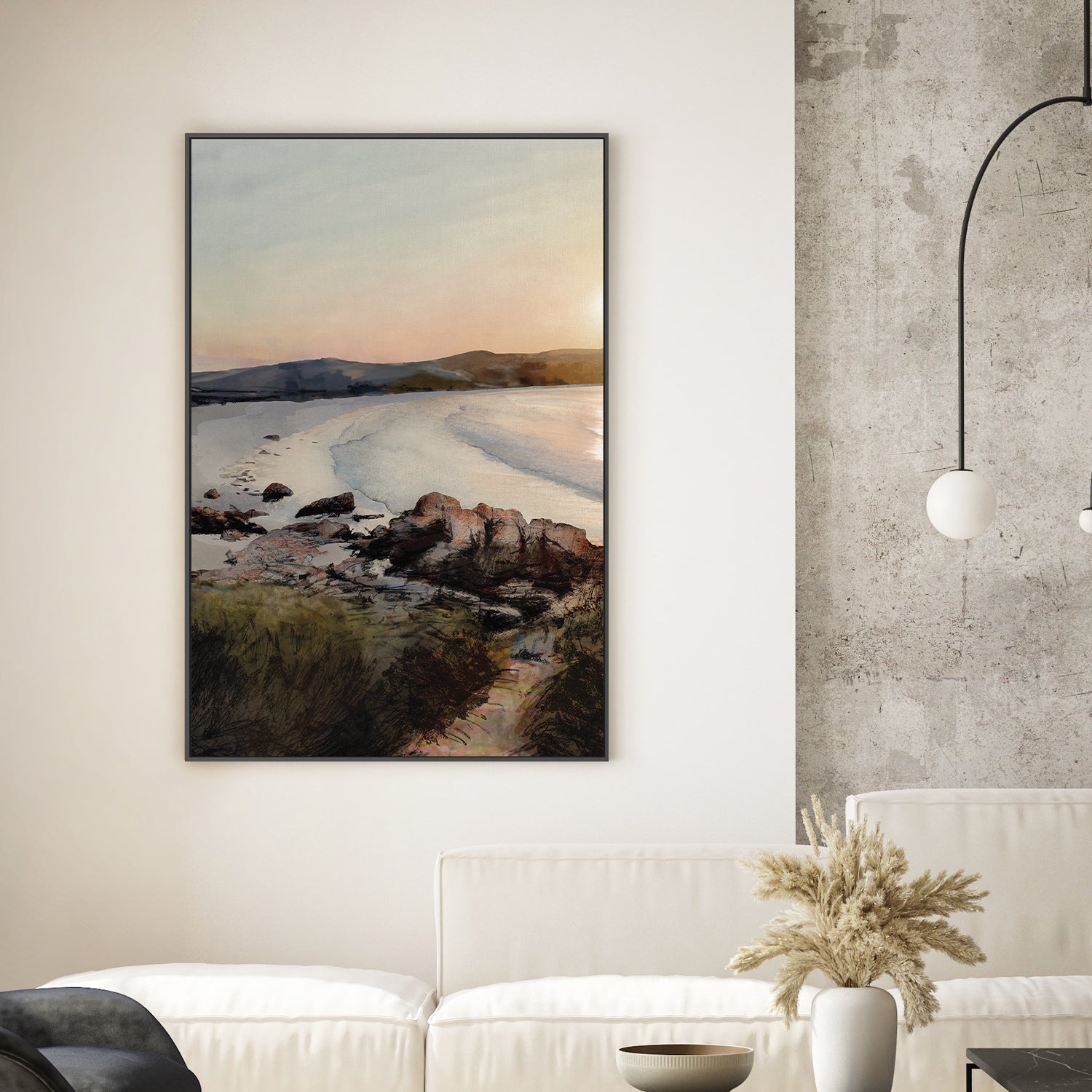 wall-art-print-canvas-poster-framed-Binalong Bay Beach , By Dear Musketeer Studio-2