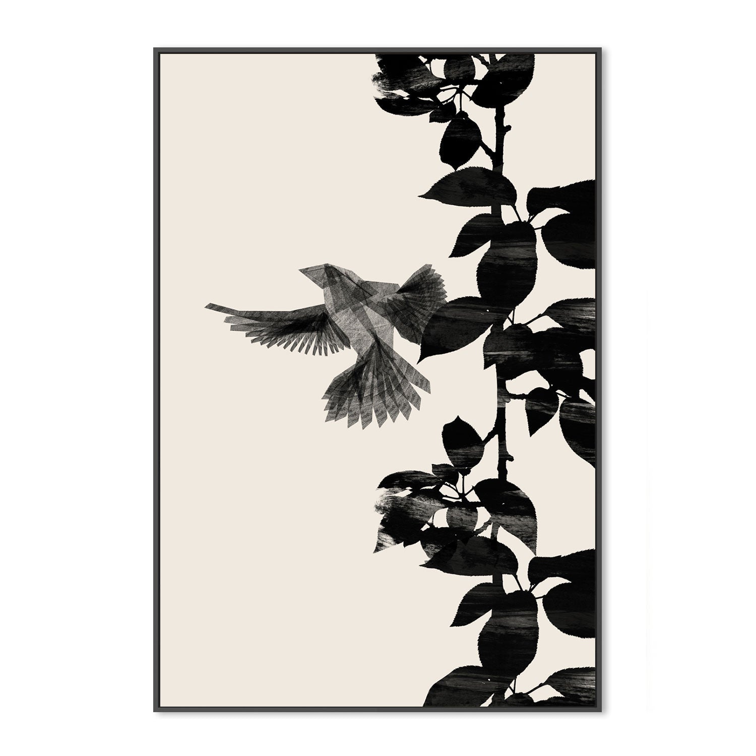 wall-art-print-canvas-poster-framed-Bird Botanical, Style A , By Danushka Abeygoda-GIOIA-WALL-ART