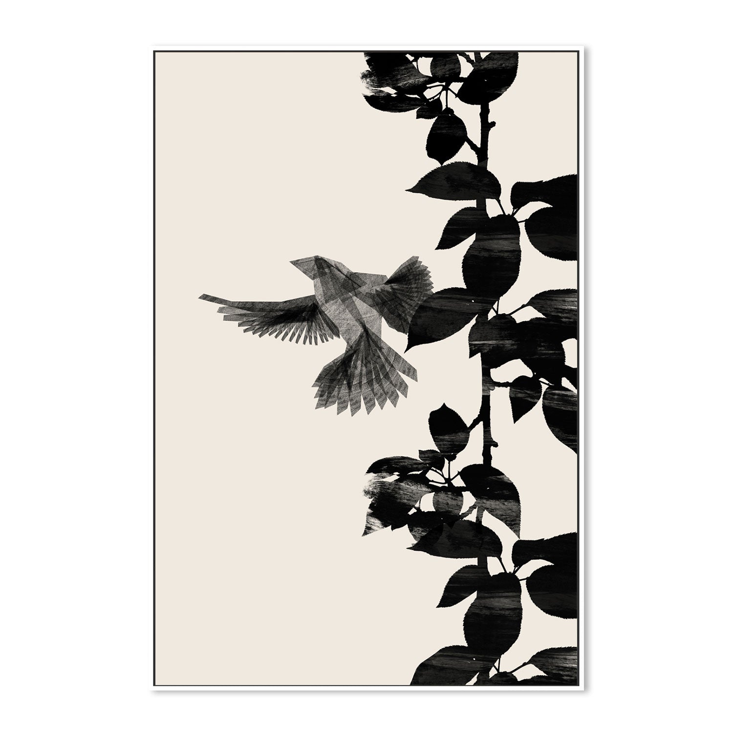 wall-art-print-canvas-poster-framed-Bird Botanical, Style A , By Danushka Abeygoda-GIOIA-WALL-ART