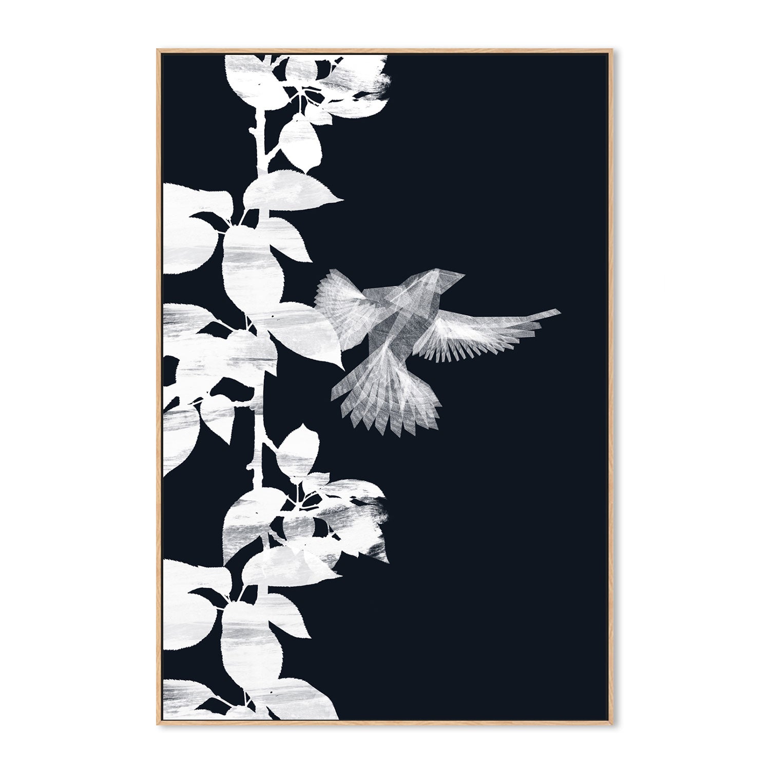 wall-art-print-canvas-poster-framed-Bird Botanical, Style B , By Danushka Abeygoda-GIOIA-WALL-ART