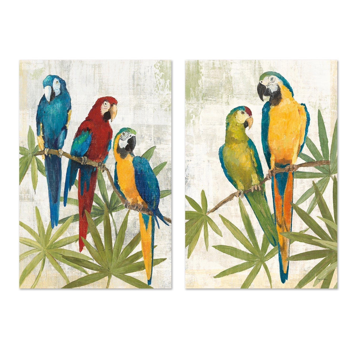 wall-art-print-canvas-poster-framed-Birds, Set Of 2 , By Avery Tilmon-GIOIA-WALL-ART