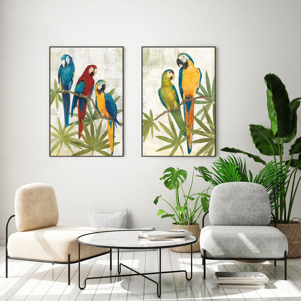 wall-art-print-canvas-poster-framed-Birds, Set Of 2 , By Avery Tilmon-GIOIA-WALL-ART