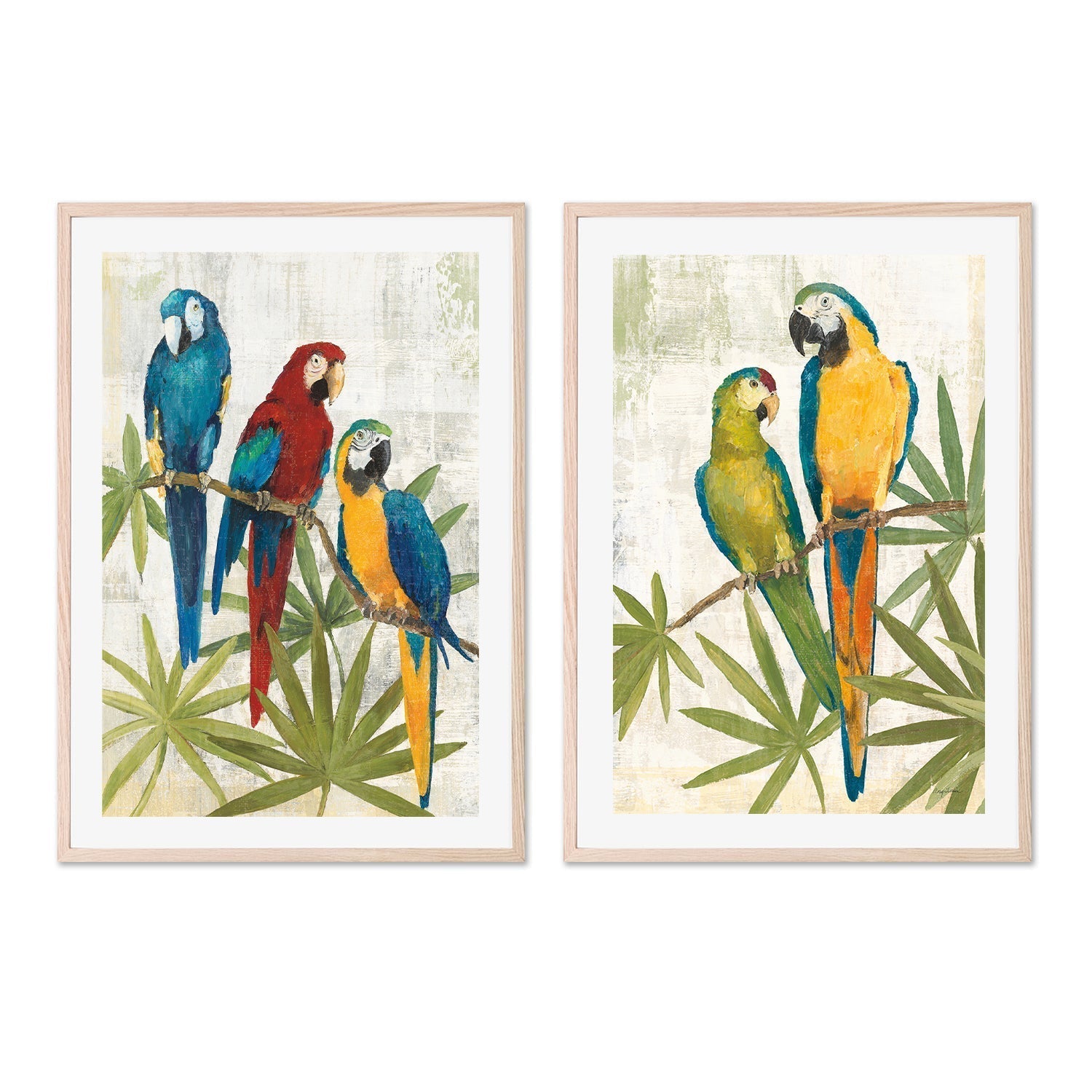 wall-art-print-canvas-poster-framed-Birds, Set Of 2 , By Avery Tilmon-GIOIA-WALL-ART