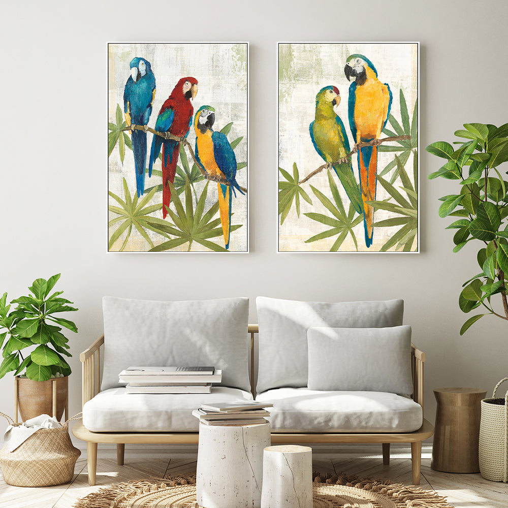 wall-art-print-canvas-poster-framed-Birds, Set Of 2 , By Avery Tilmon-GIOIA-WALL-ART