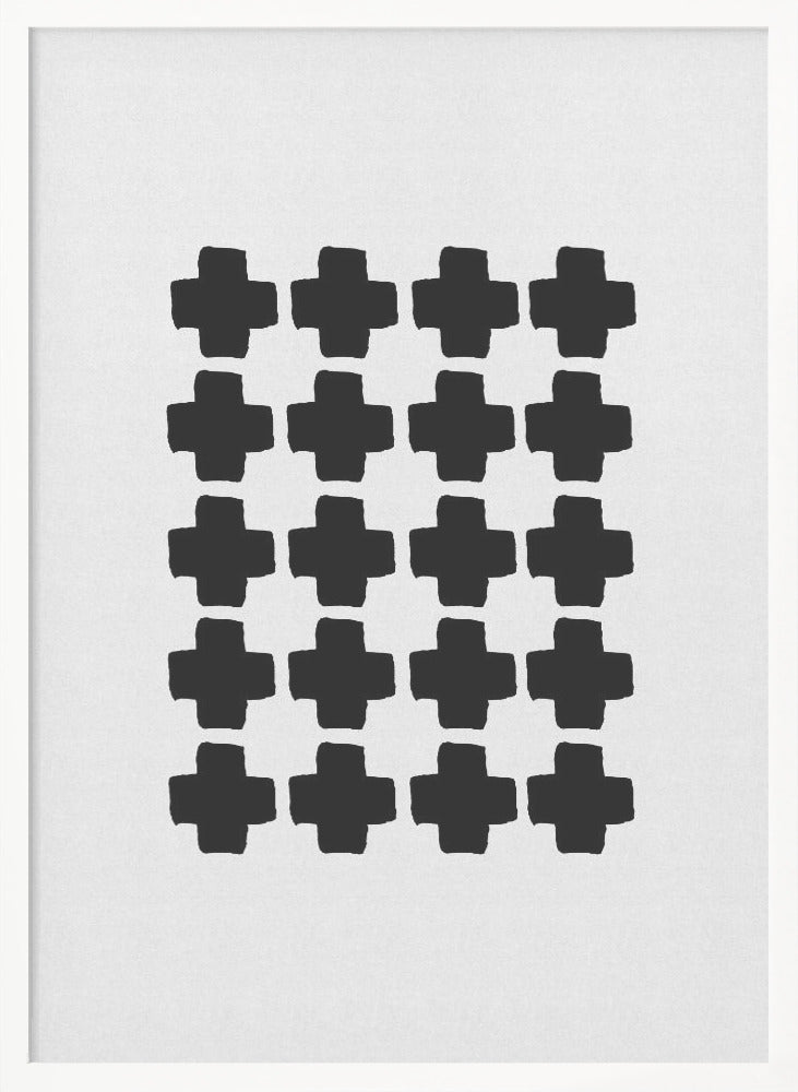 wall-art-print-canvas-poster-framed-Black and White Abstract , By Orara Studio-5