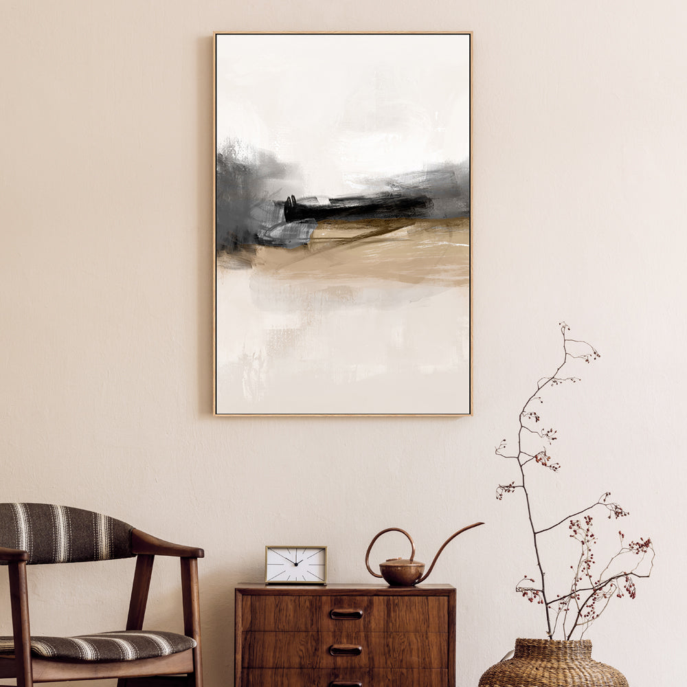 wall-art-print-canvas-poster-framed-Black Rock, Style A , By Karine Tonial Grimm-2