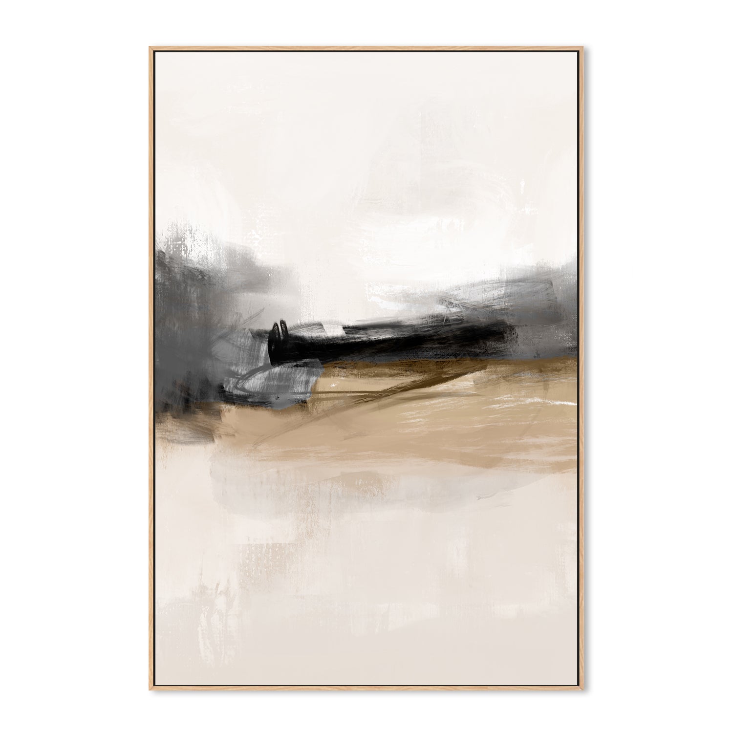 wall-art-print-canvas-poster-framed-Black Rock, Style A , By Karine Tonial Grimm-4