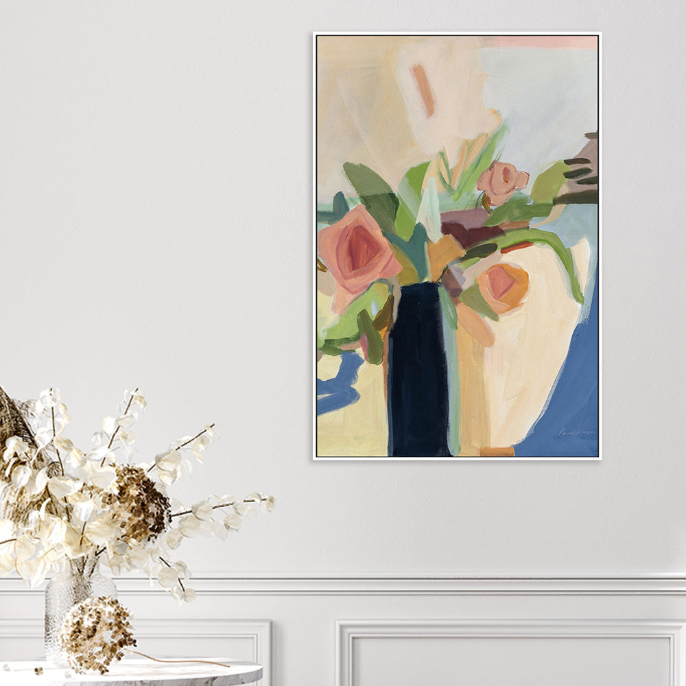 wall-art-print-canvas-poster-framed-Black Vase-by-Pamela Munger-Gioia Wall Art