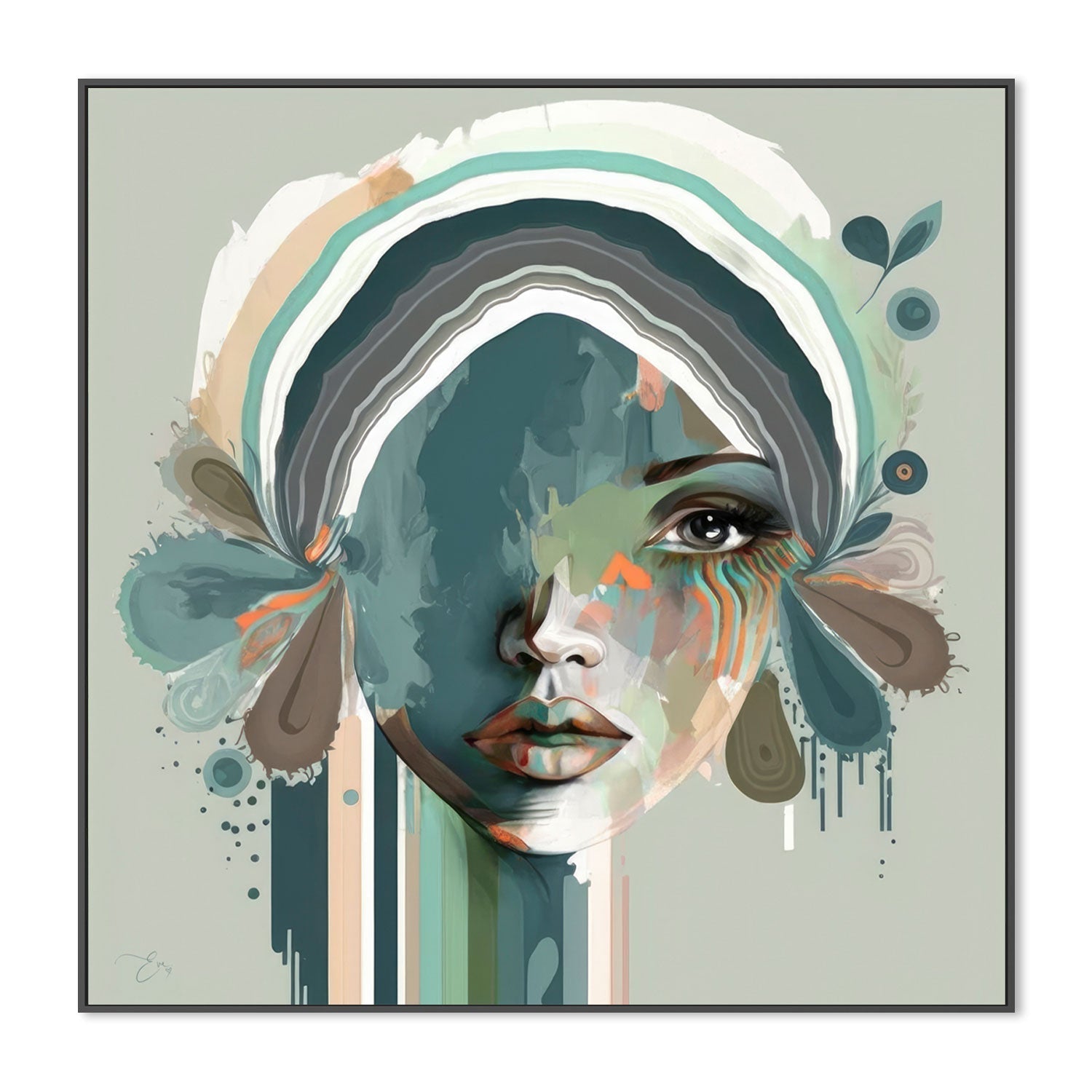 wall-art-print-canvas-poster-framed-Blaire , By Bella Eve-GIOIA-WALL-ART