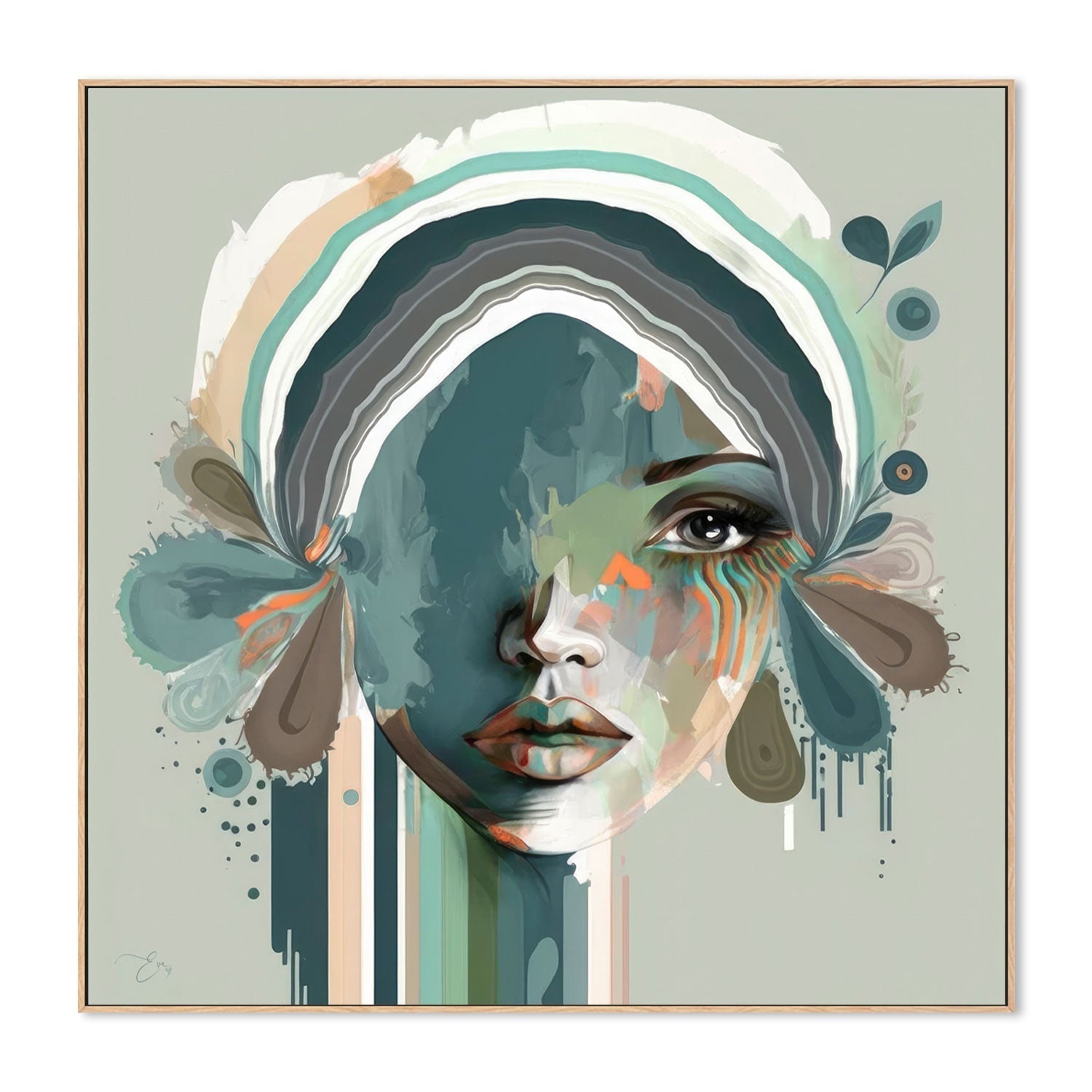 wall-art-print-canvas-poster-framed-Blaire , By Bella Eve-GIOIA-WALL-ART