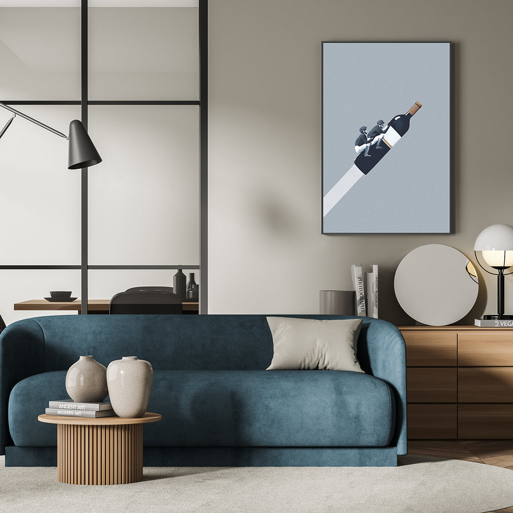 wall-art-print-canvas-poster-framed-Blast Off-GIOIA-WALL-ART