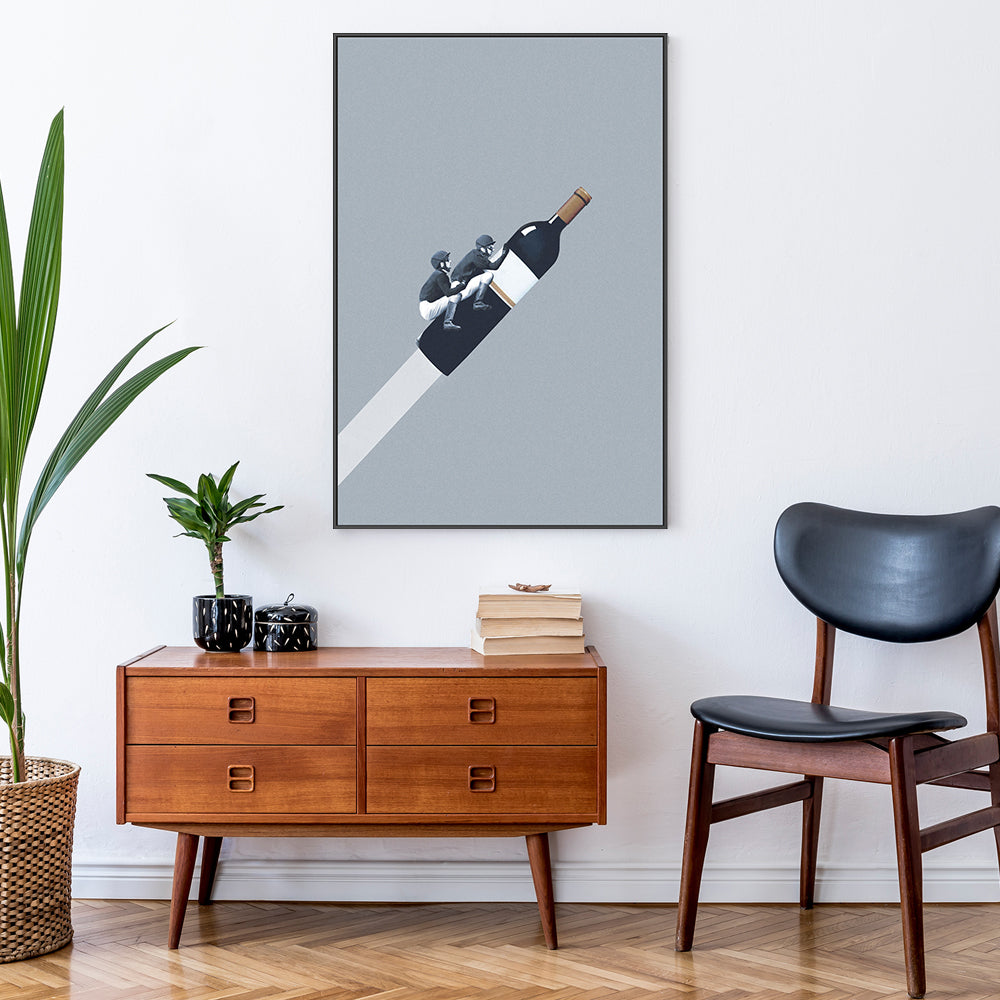 wall-art-print-canvas-poster-framed-Blast Off-GIOIA-WALL-ART