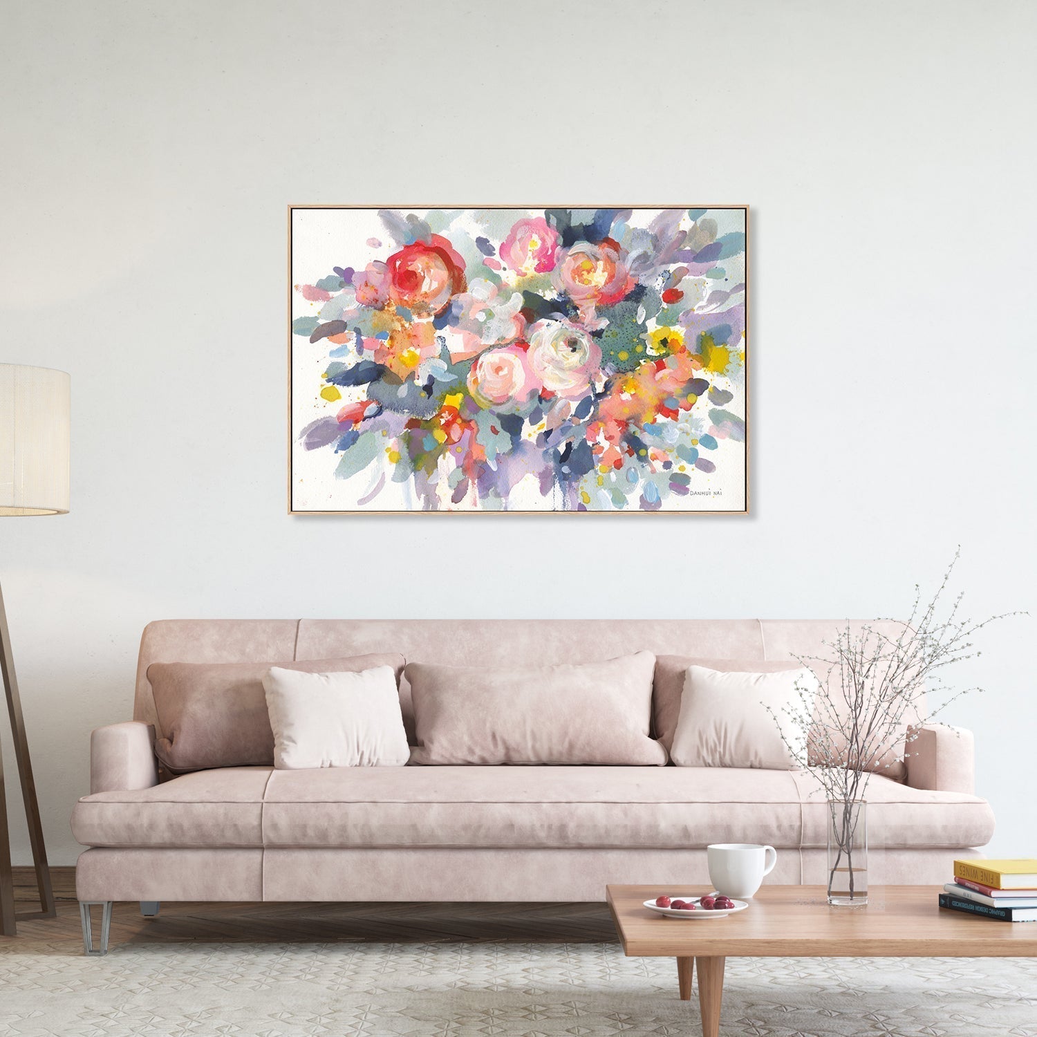 wall-art-print-canvas-poster-framed-Bloom Burst-by-Danhui Nai-Gioia Wall Art