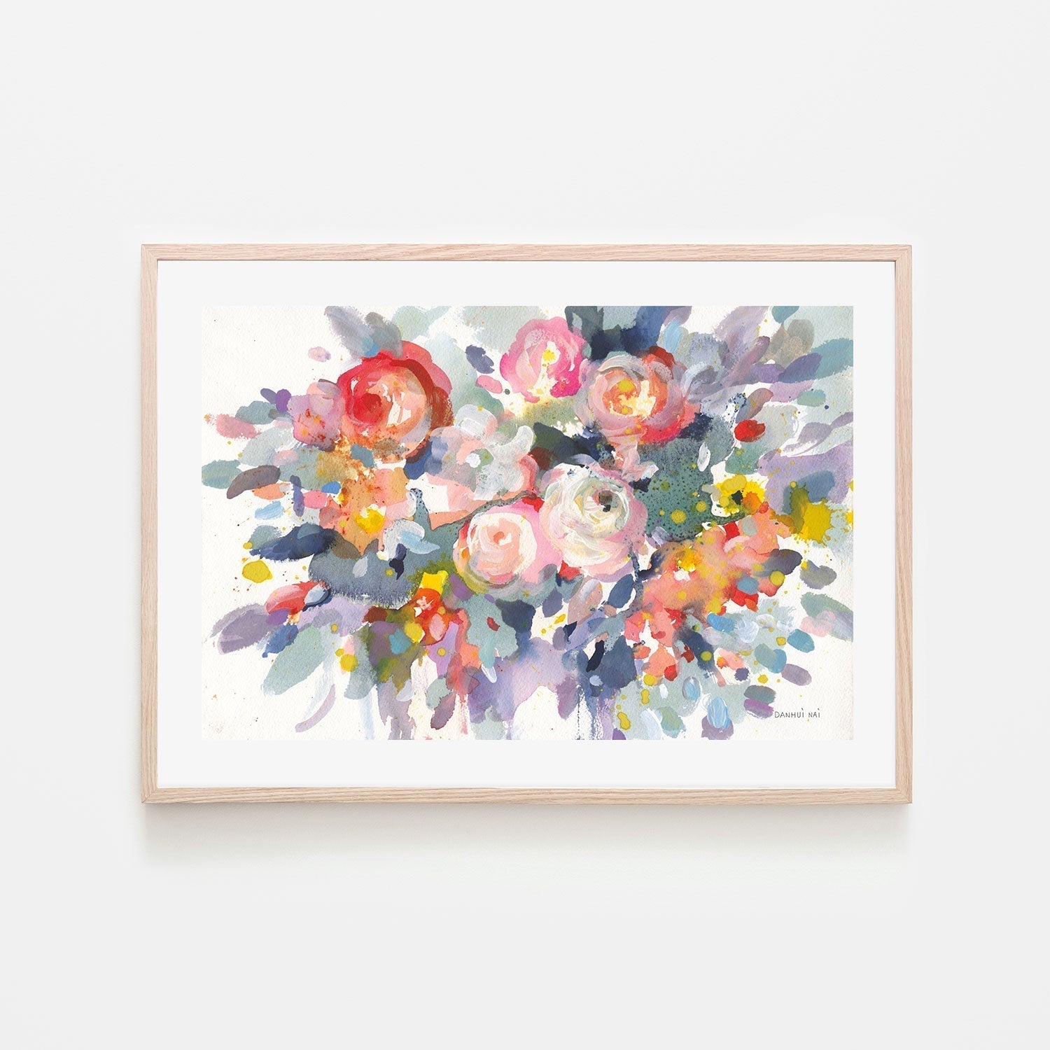 wall-art-print-canvas-poster-framed-Bloom Burst-by-Danhui Nai-Gioia Wall Art