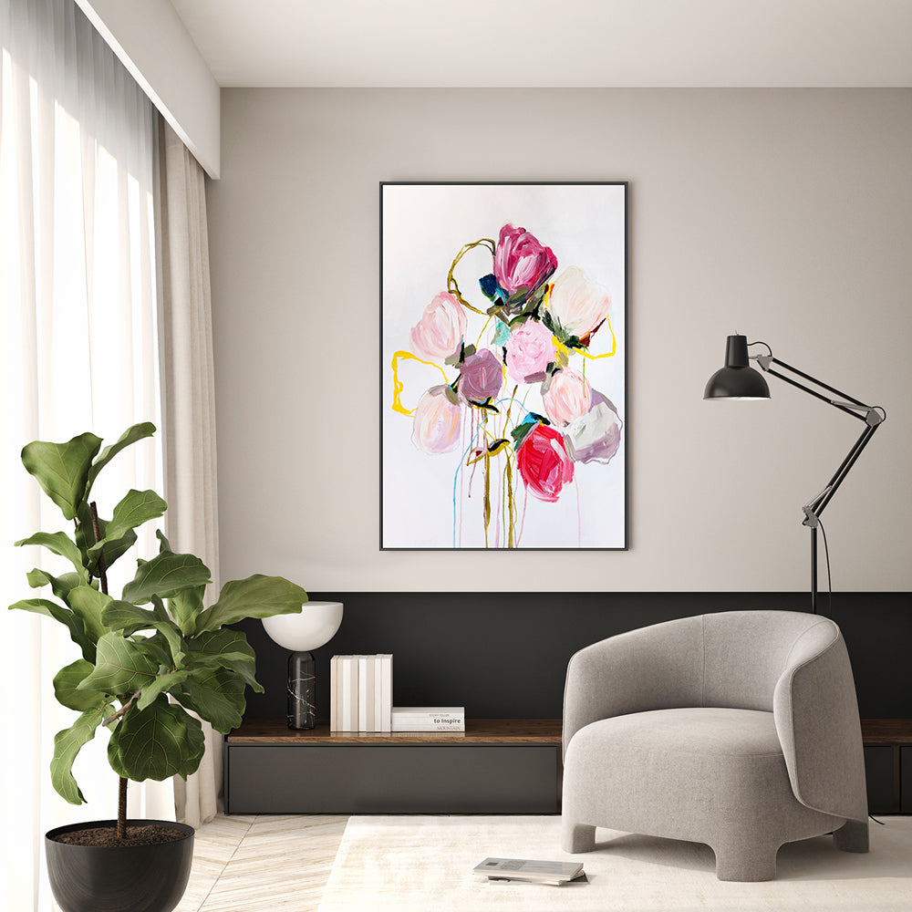 wall-art-print-canvas-poster-framed-Bloom, Style A , By Leigh Viner-GIOIA-WALL-ART