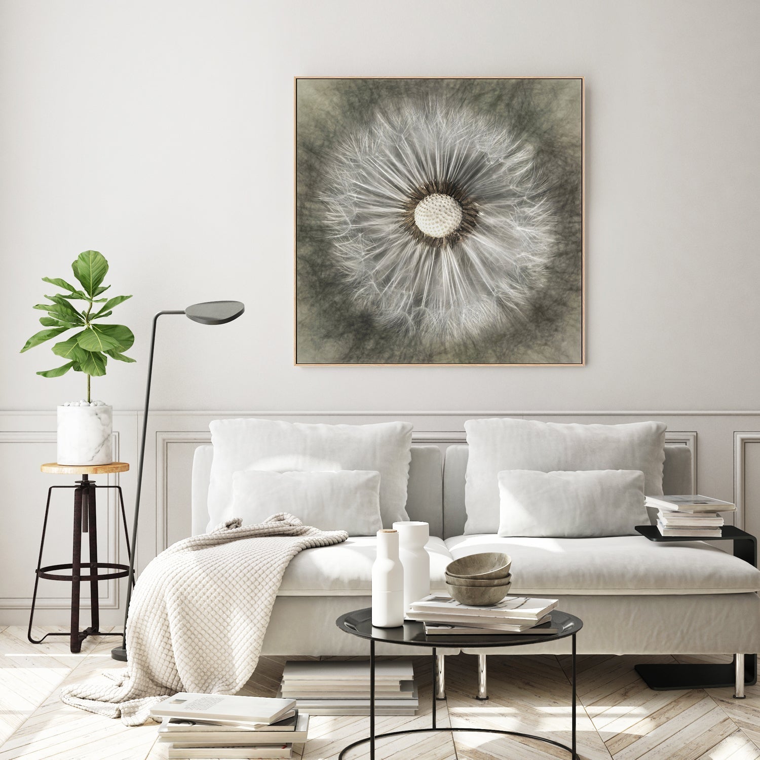 wall-art-print-canvas-poster-framed-Blossoming Dandelion , By Gilbert Claes-GIOIA-WALL-ART