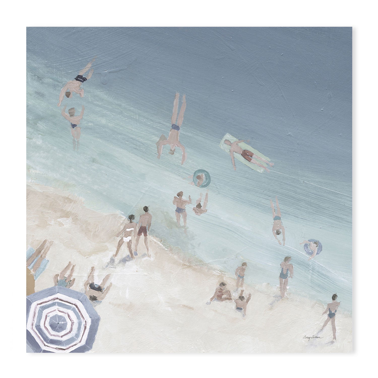 wall-art-print-canvas-poster-framed-Blue Beach , By Avery Tilmon-GIOIA-WALL-ART