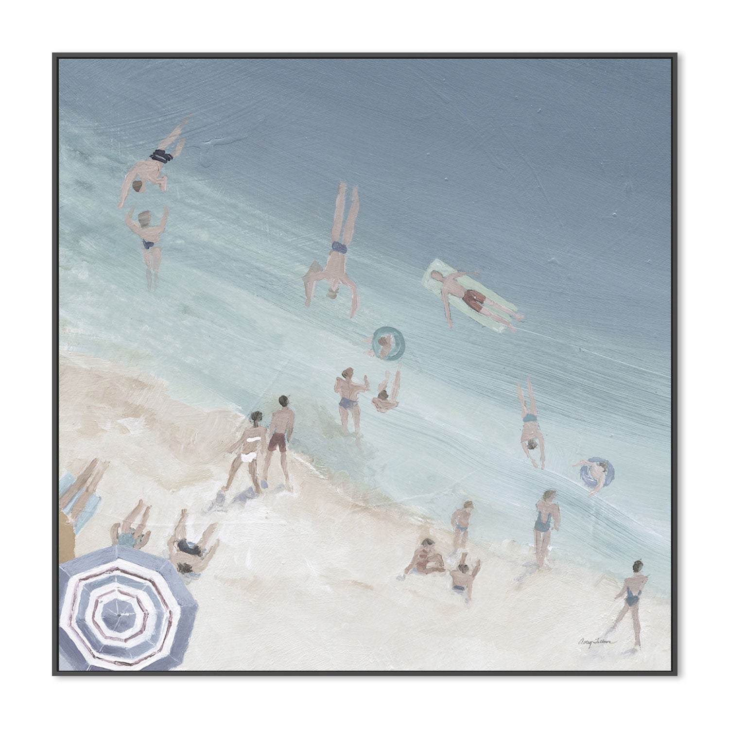 wall-art-print-canvas-poster-framed-Blue Beach , By Avery Tilmon-GIOIA-WALL-ART